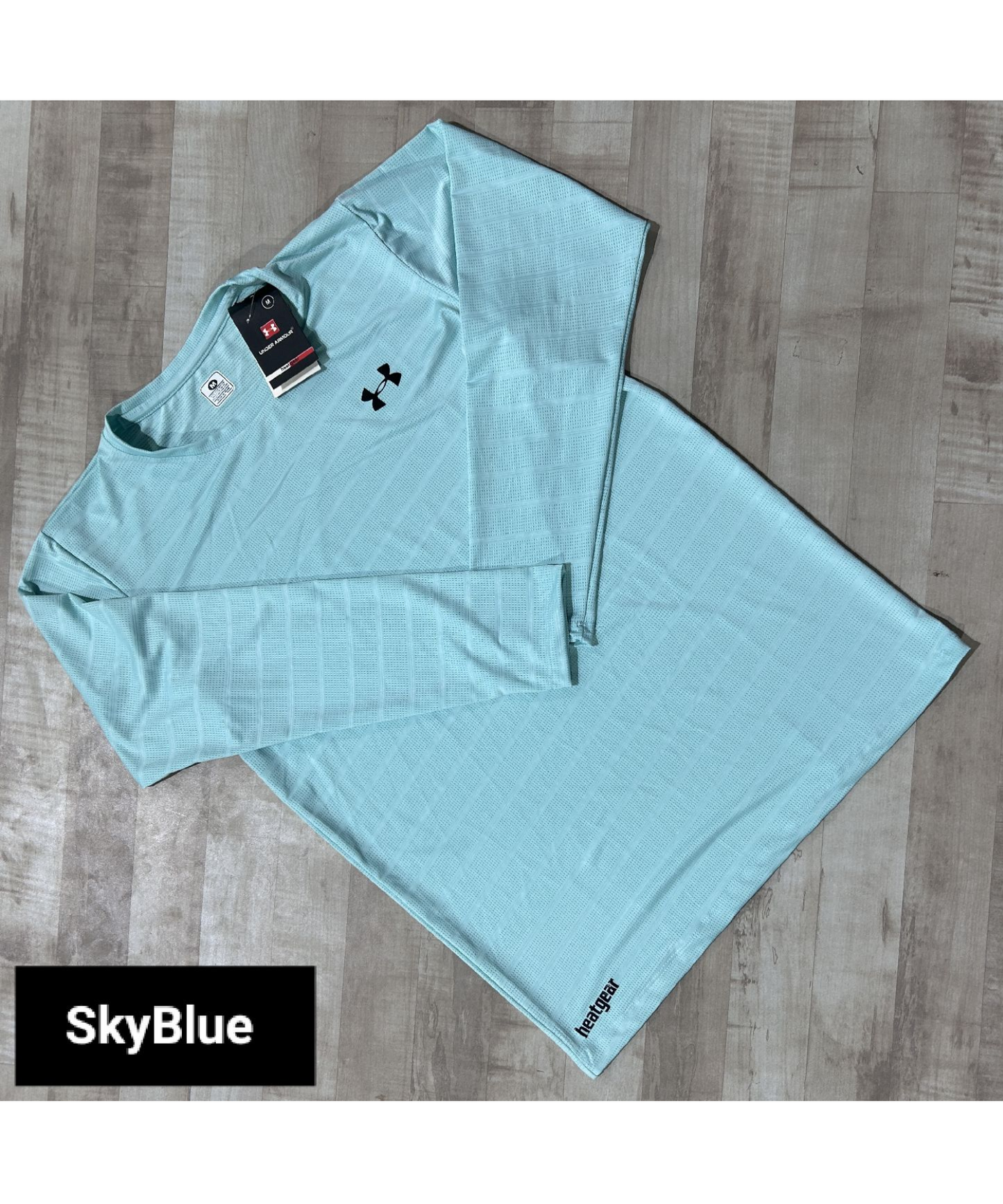 Pinpoint Strip Knit Lycra T-shirts