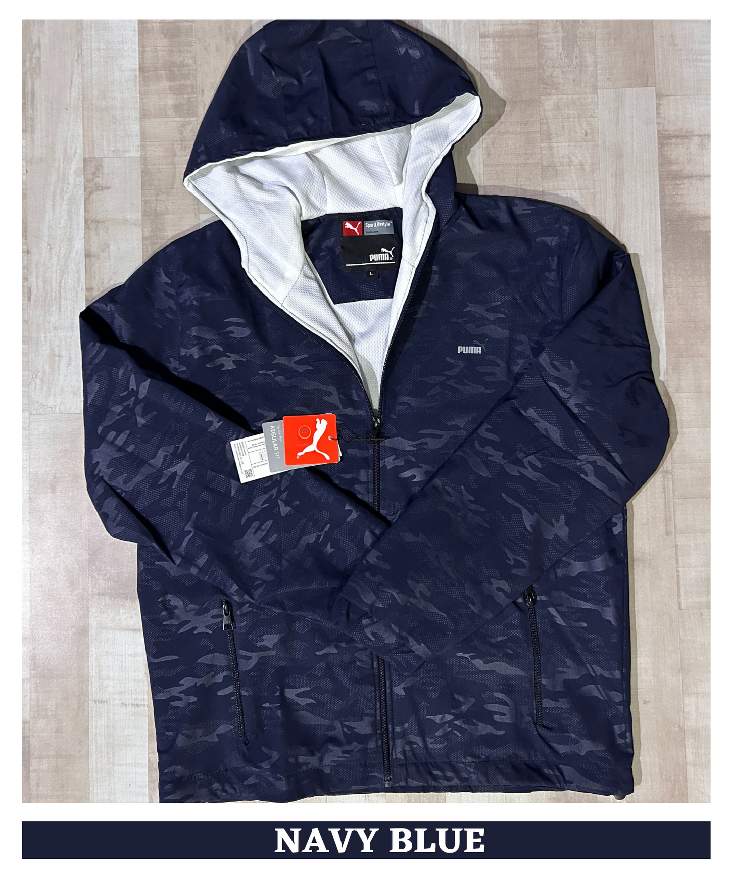 Premium Quality Camo Cotton Windcheater Jackets (GSM 350)