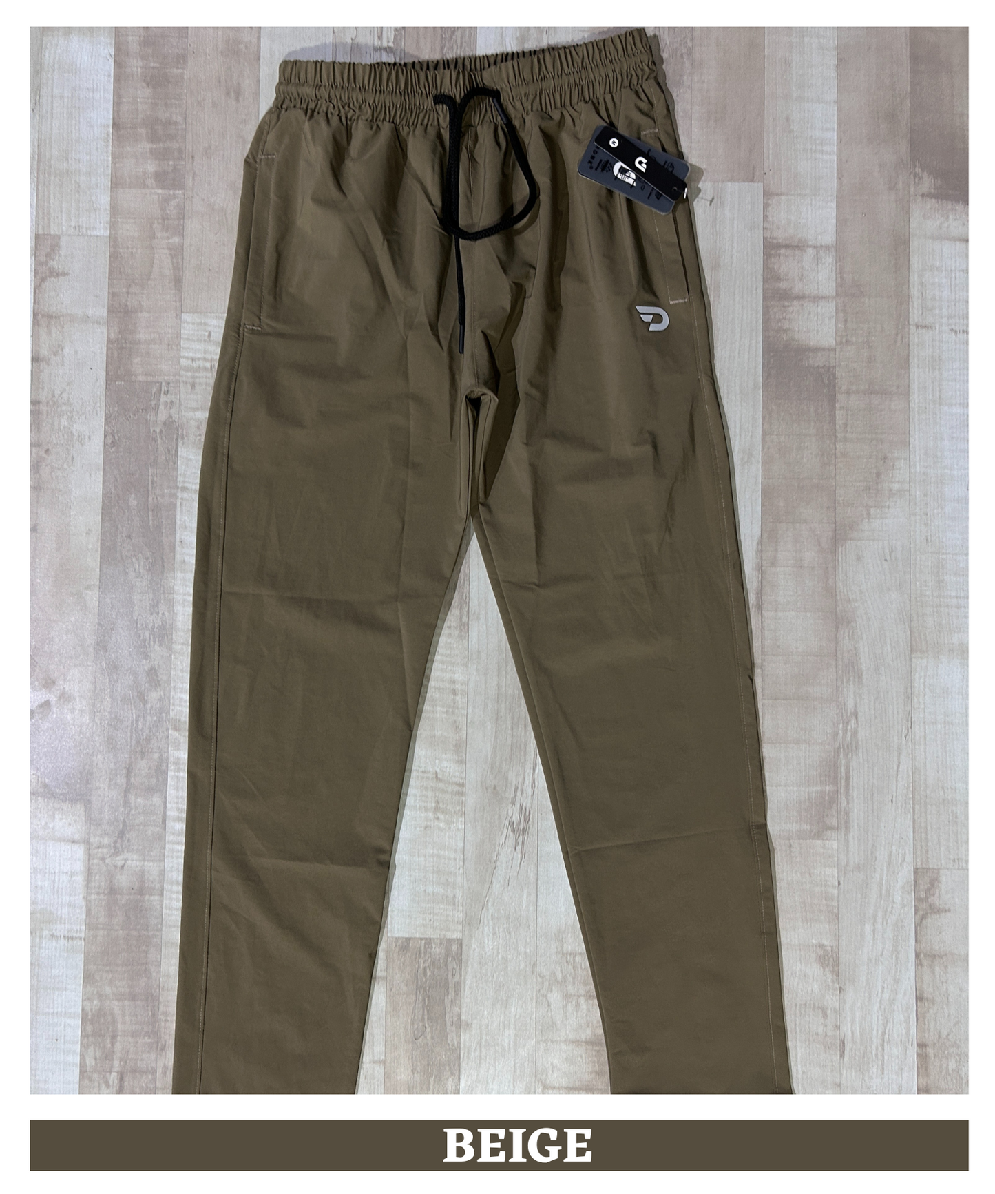 NylonFlex Zip Trackpants - Imported Nylon Crush Lycra (180 GSM)
