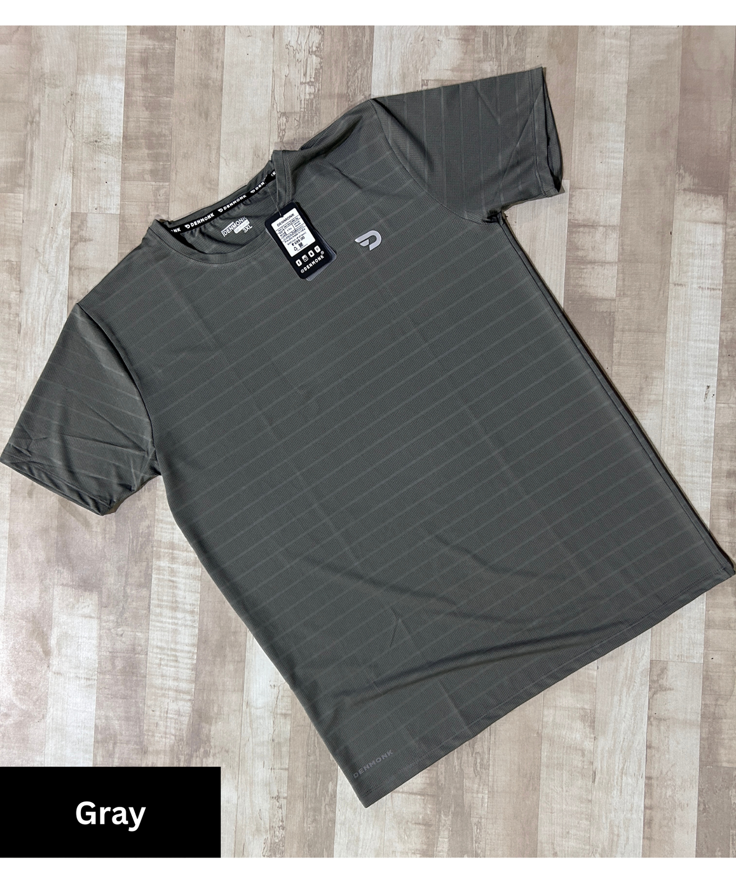 Pin Point Knit Lycra 6 Thread Stitching T-shirts