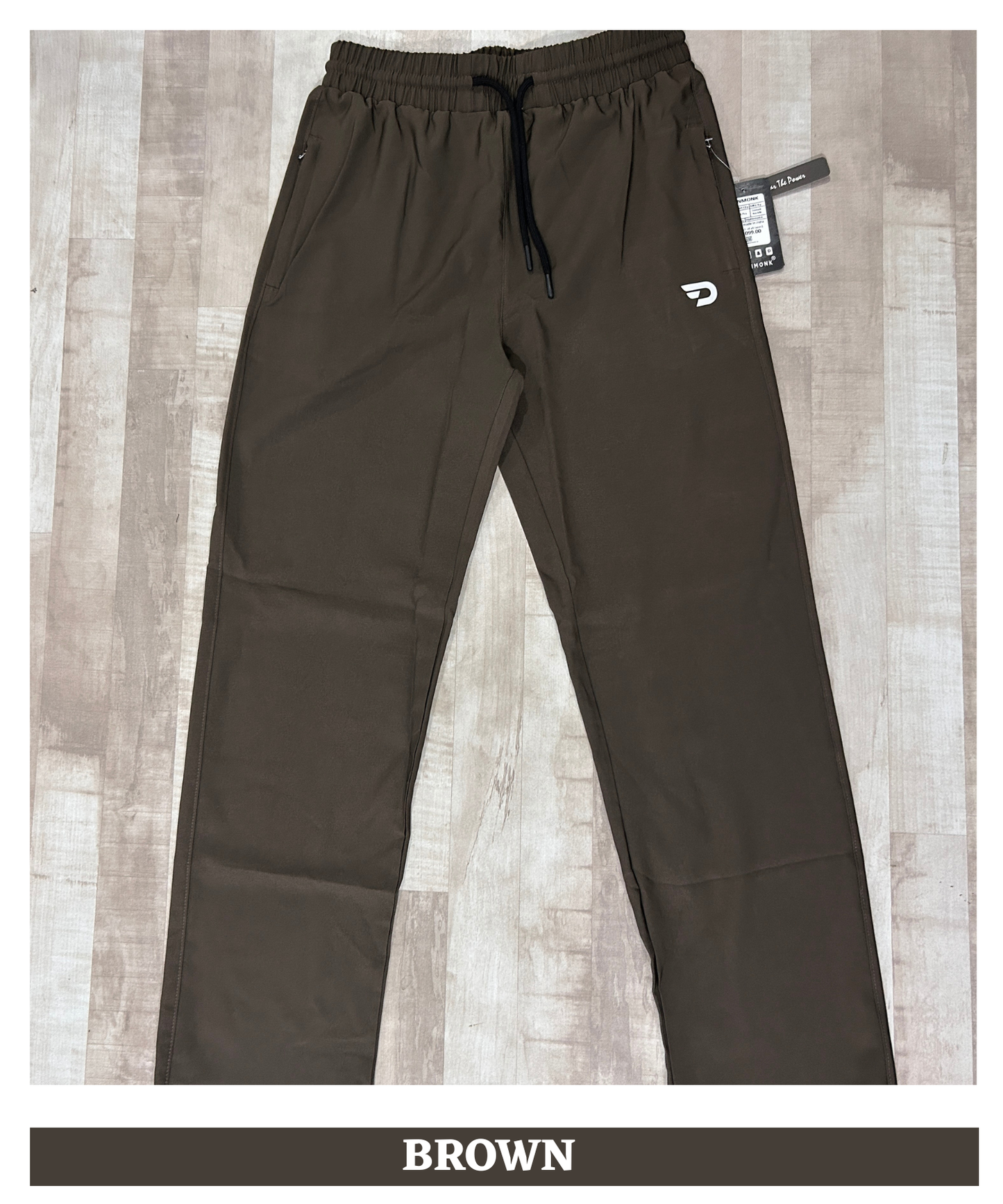 Imported Ns Terry Lycra Straight Fit Trackpant (GSM 180-190)