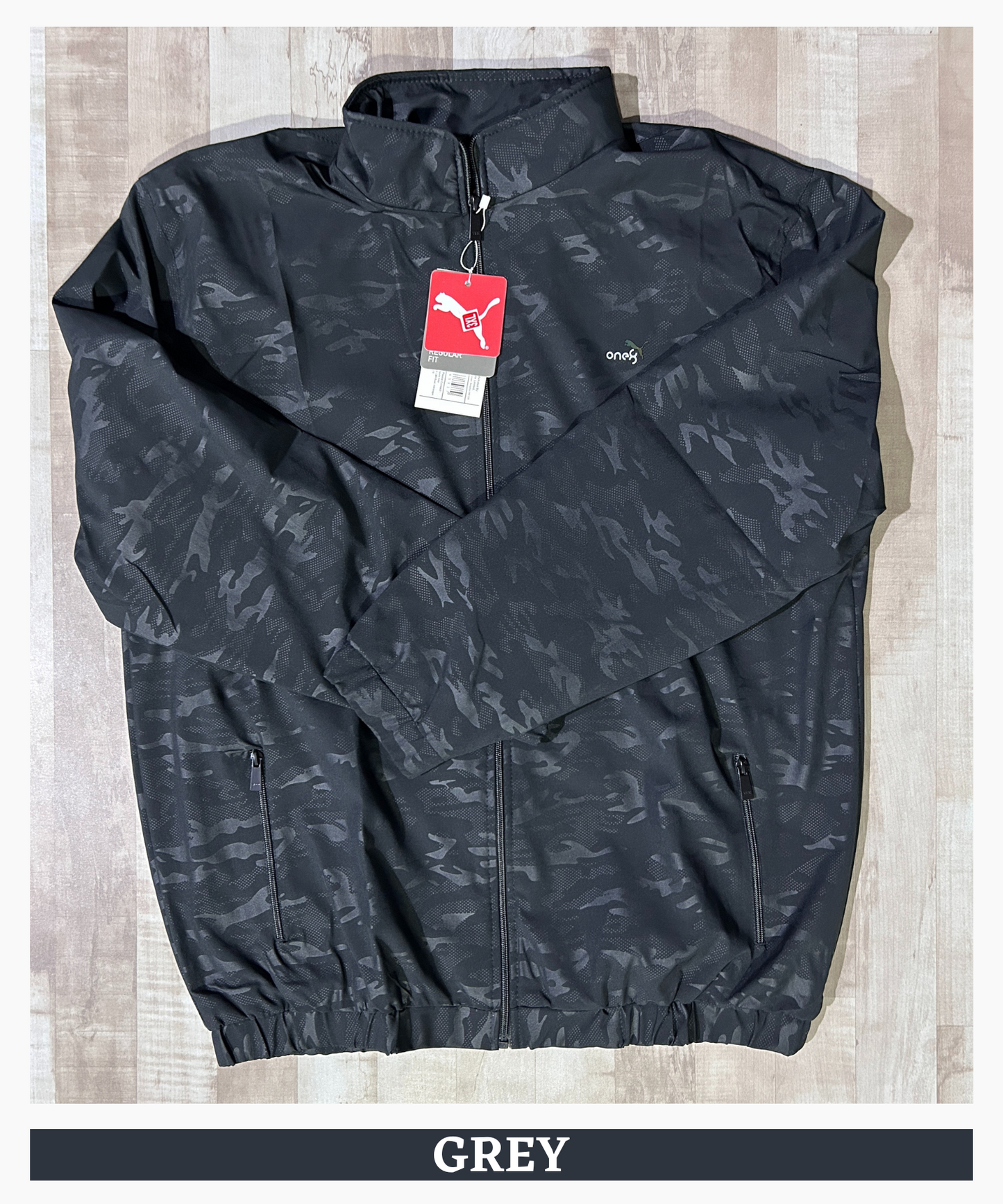 Premium Quality Camo Cotton Plus Size Windcheater Jackets (GSM 350)