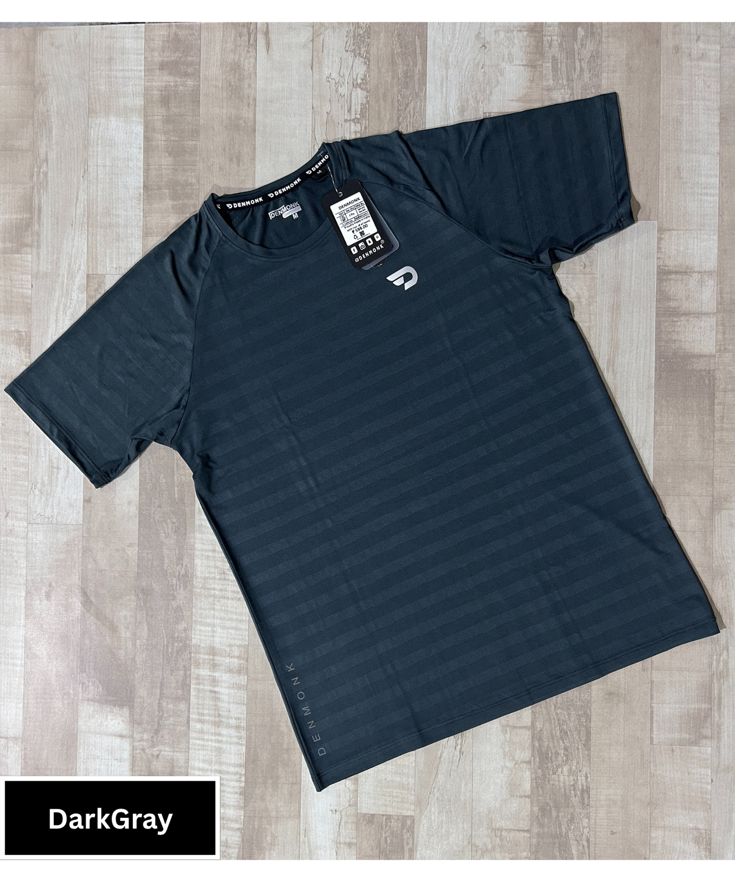 Power T-shirt - Pin Point Mess Lycra (GSM 180)