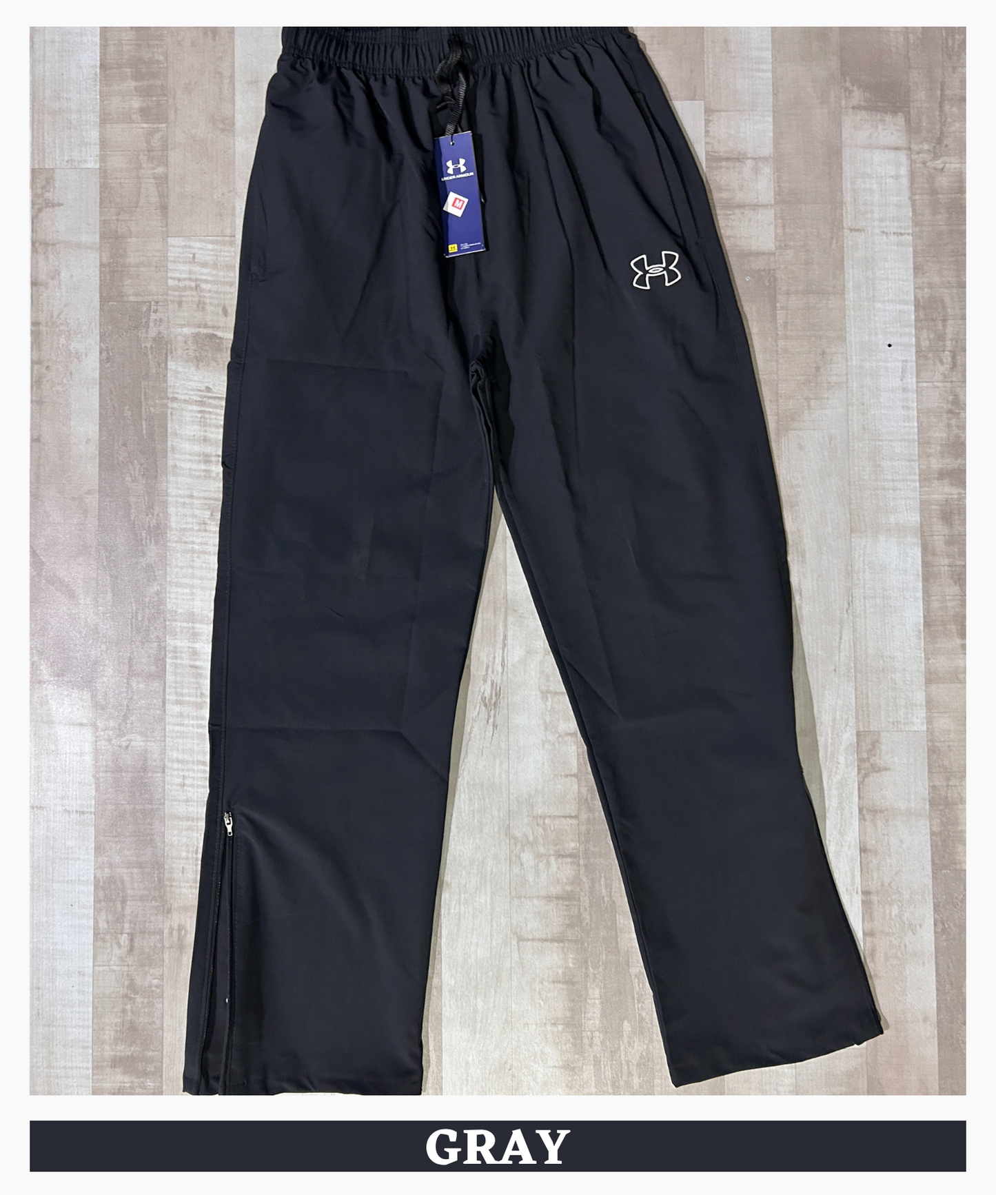 Imported Ns/Polyester Terry Trackpant (GSM 180) Straight Cut-Boot Cut