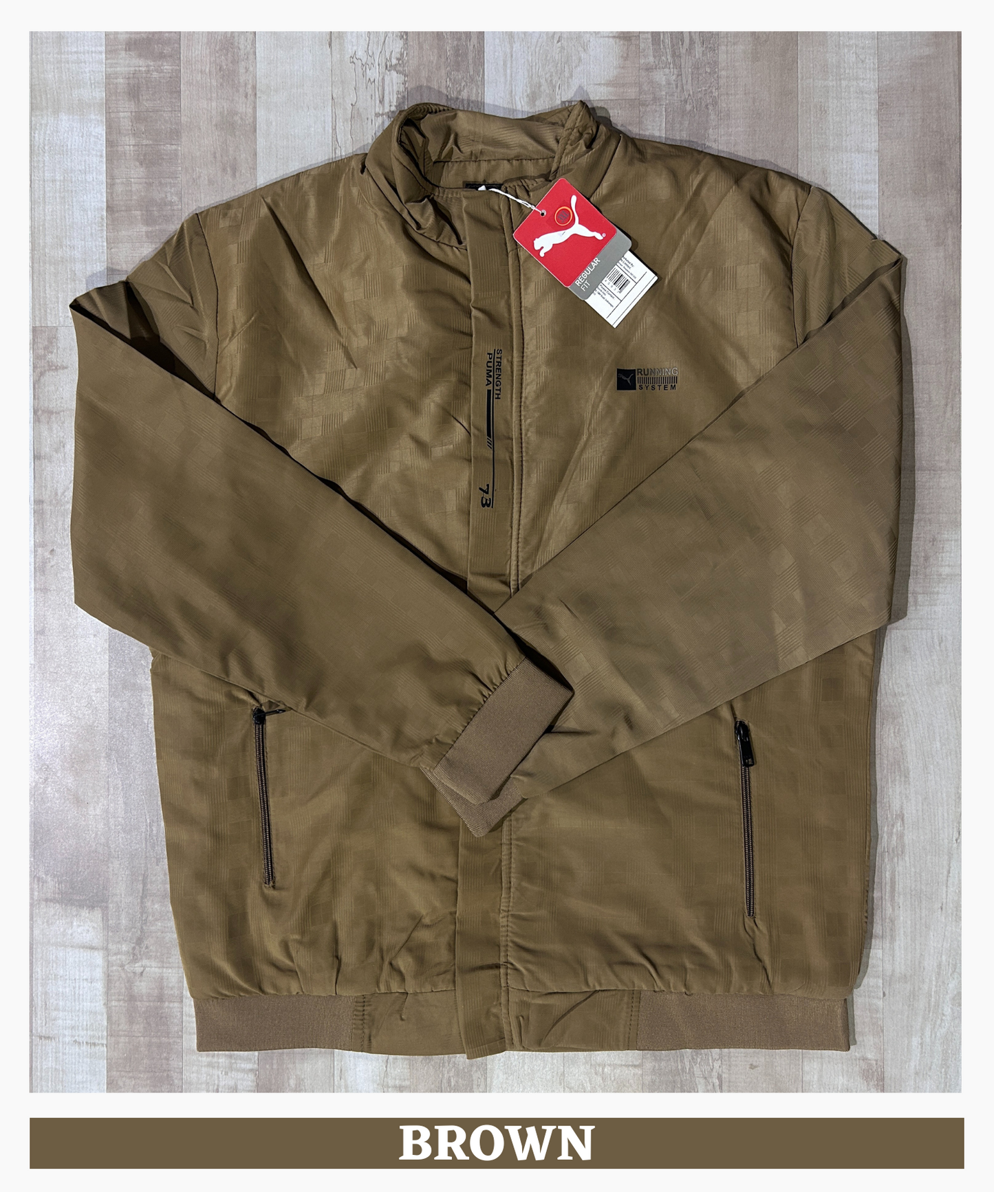 Premium Quality Nylon Check Oversized Windcheater Jacket (GSM 350)