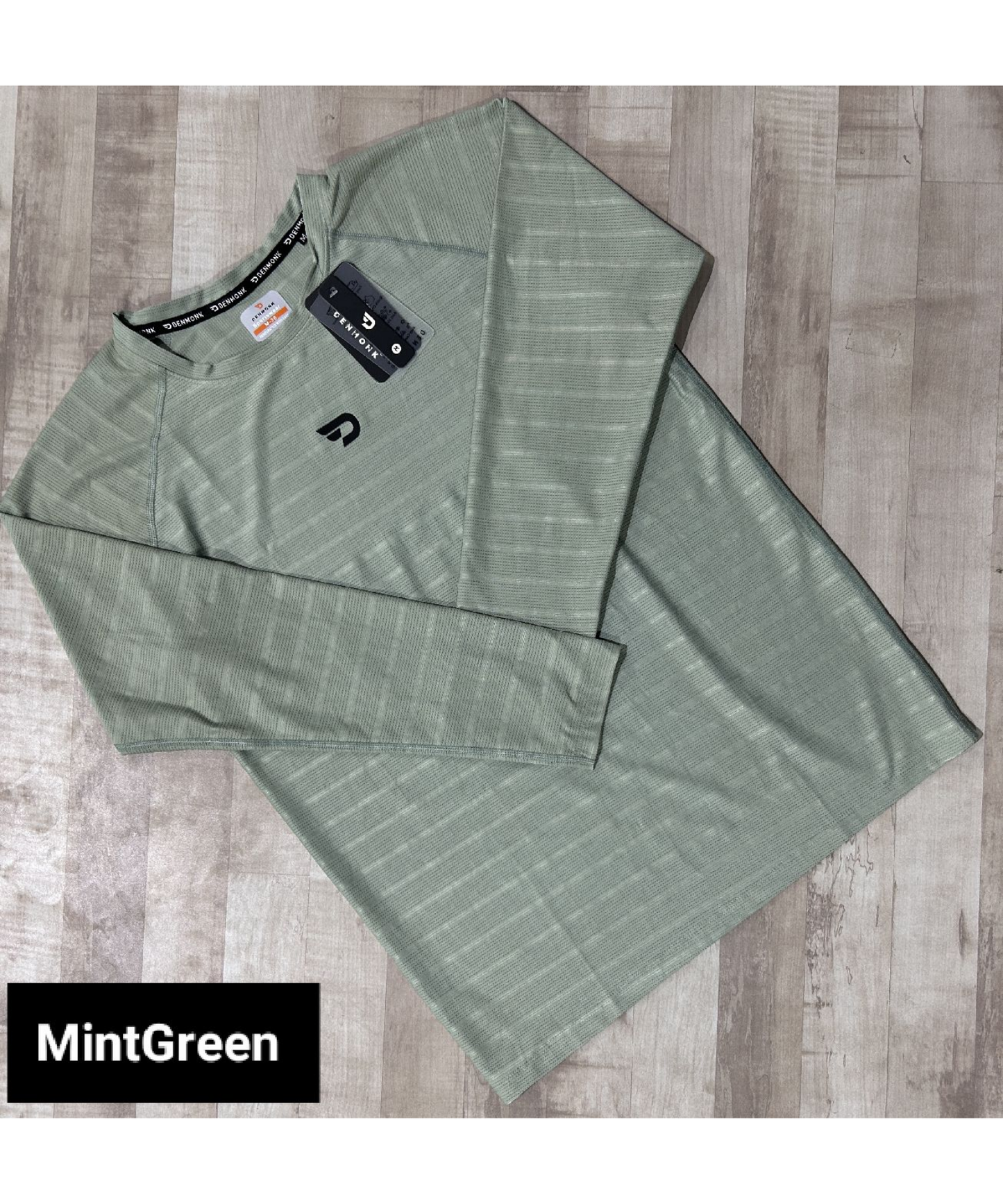 Pin Point Knit Lycra 6 Thread Stitching T-shirts