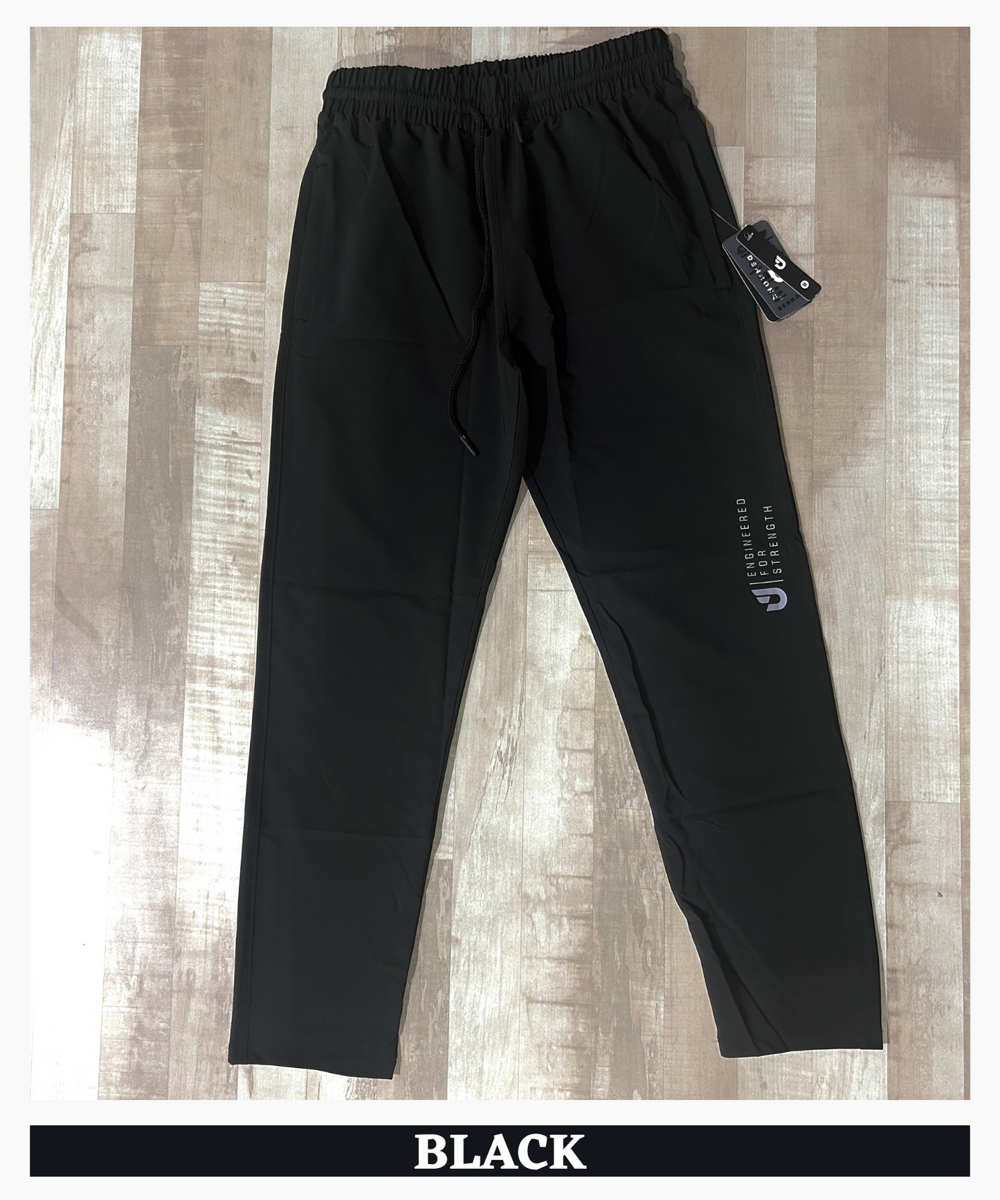 TechStretch Lowers - Imported Ns Parachute Lycra (145 GSM, 15% Lycra)