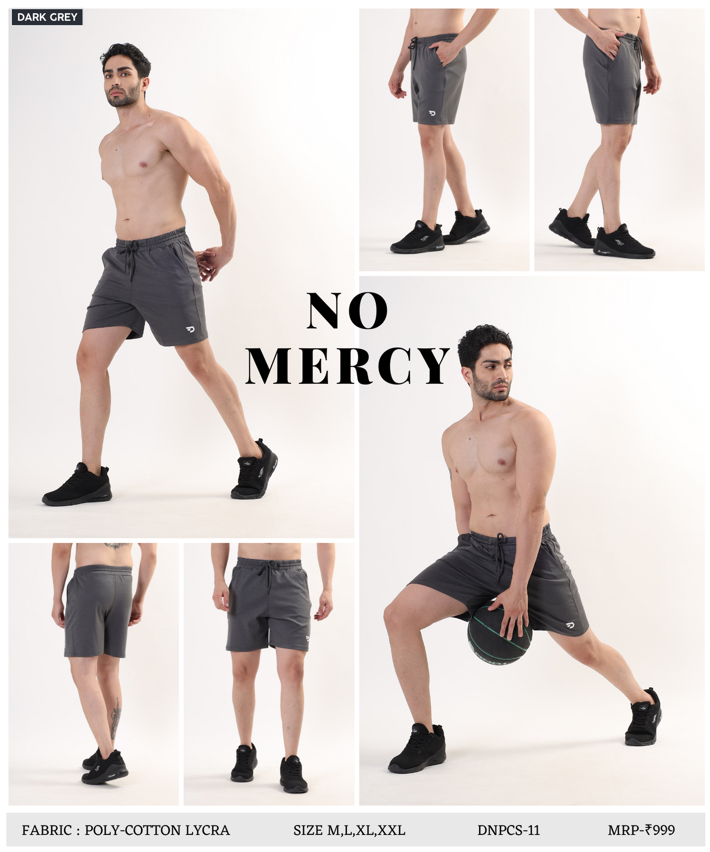 Poly Cotton Lycra Shorts