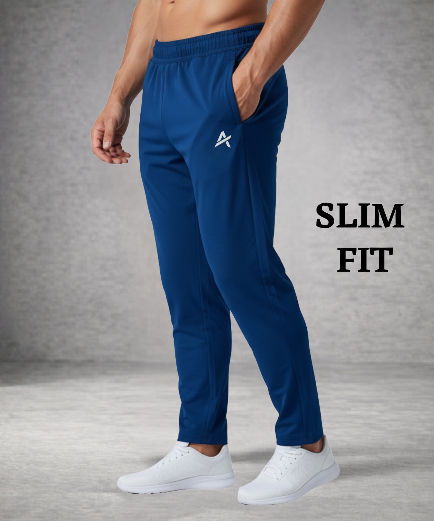 Athvix Activewear 4-Way Lycra Track Pants (240 GSM) – Premium Comfort & Flex Fit