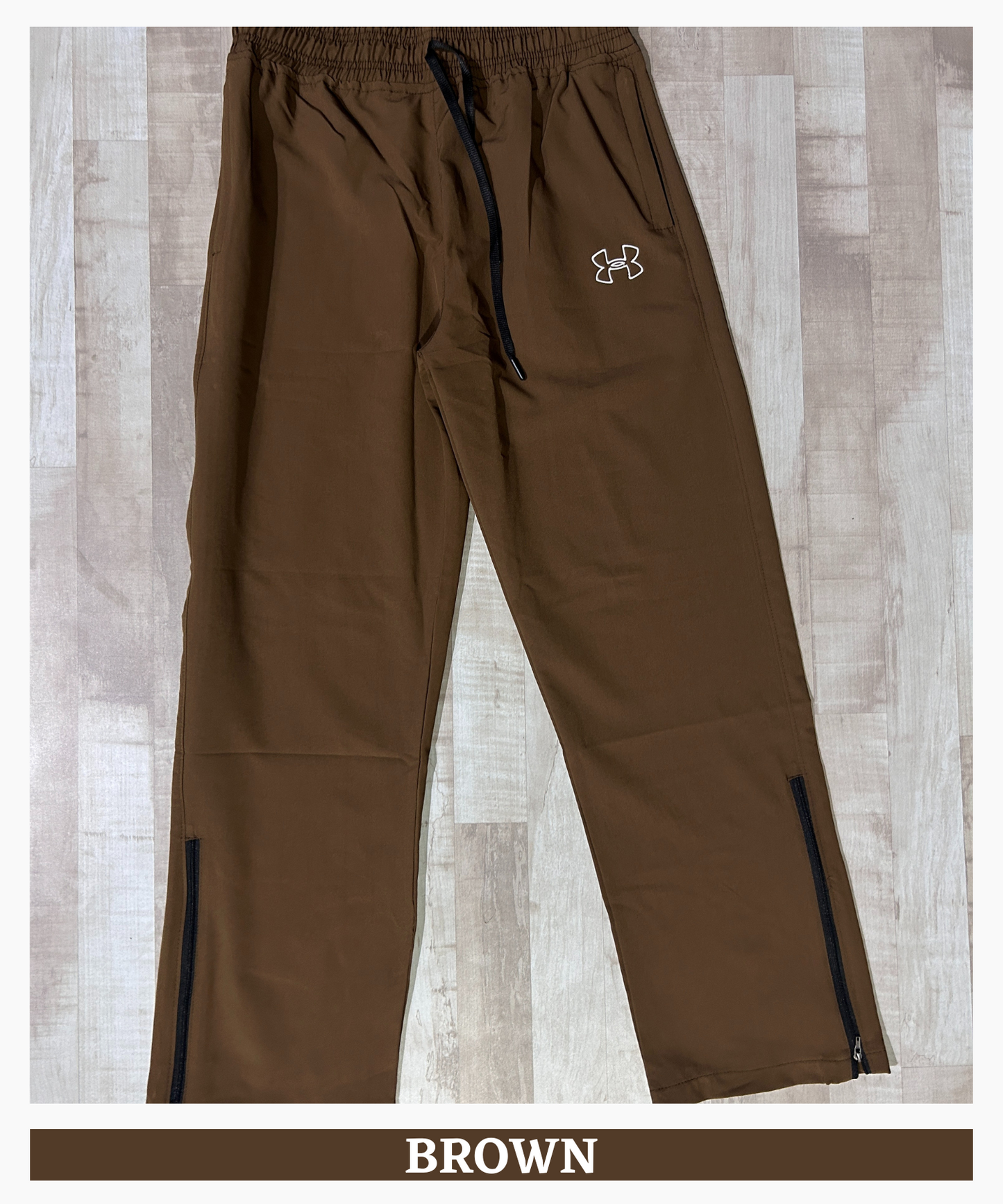 Imported Ns/Polyester Terry Trackpant (GSM 180) Straight Cut-Boot Cut