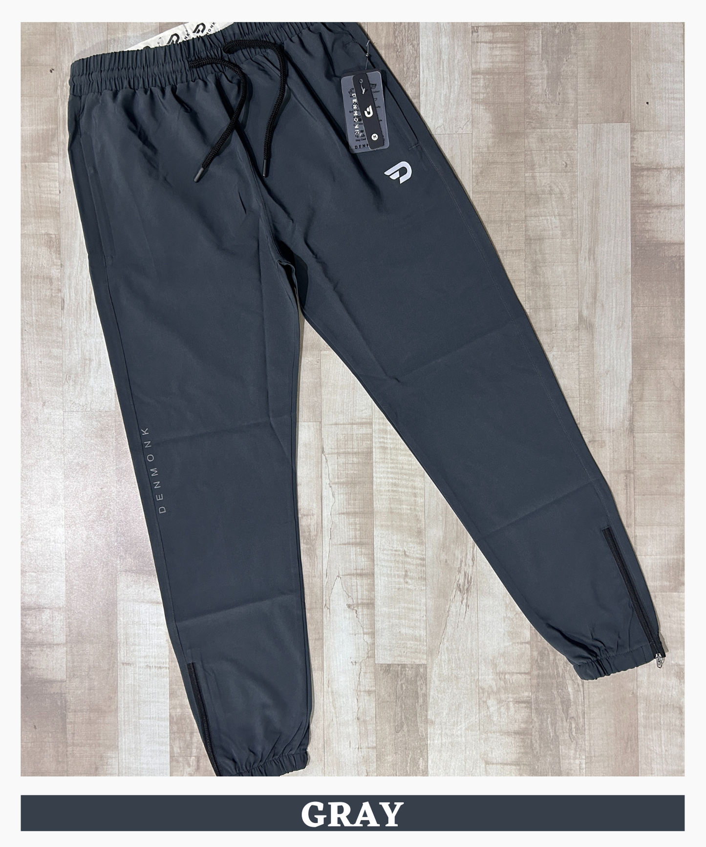 Imported NS Parachute Lycra TrackPant/ Lower (15% Lycra 145 GSM) Ankle Zipped