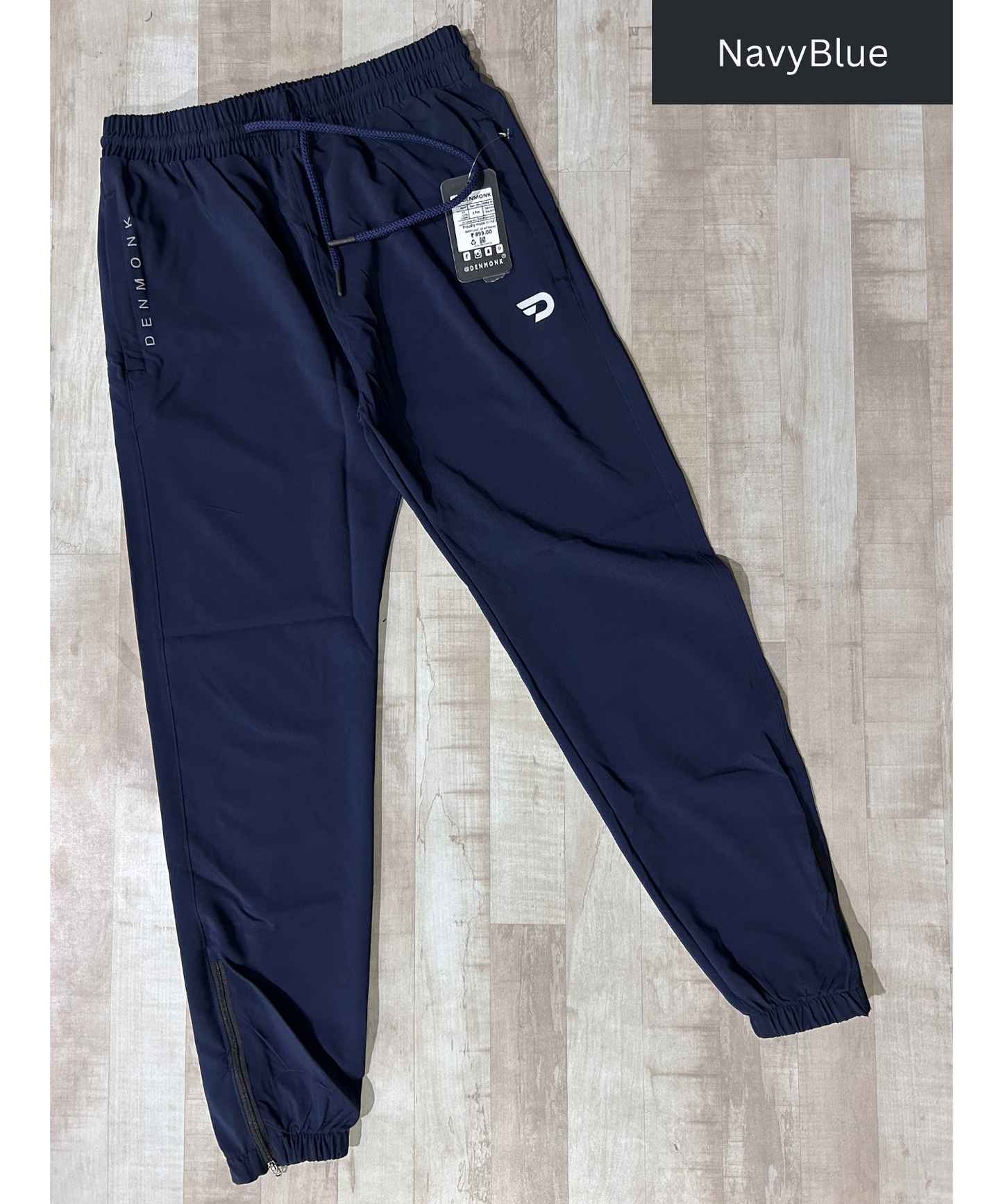 Imported NS Parachute Lycra TrackPant/ Lower (15% Lycra 145 GSM) Ankle Zipped