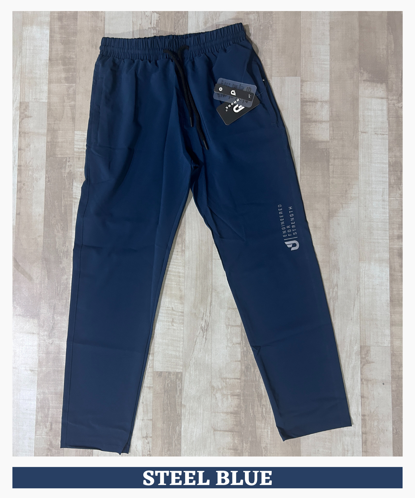 TechStretch Lowers - Imported Ns Parachute Lycra (145 GSM, 15% Lycra)