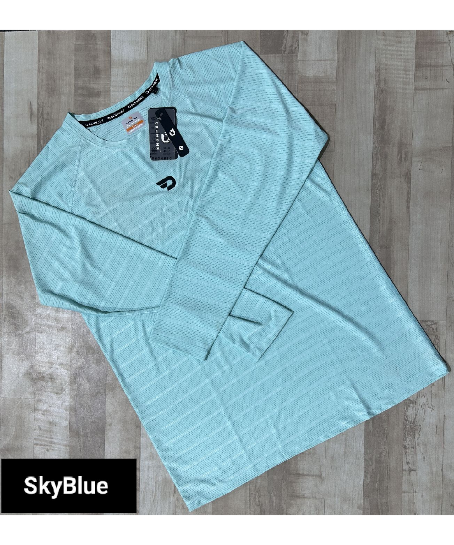 Pin Point Knit Lycra 6 Thread Stitching T-shirts