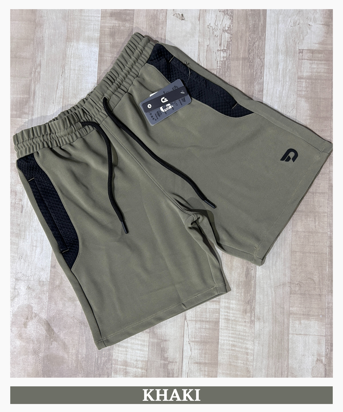Active Bugdot Shorts- Imported Dobby Lycra (GSM 260)
