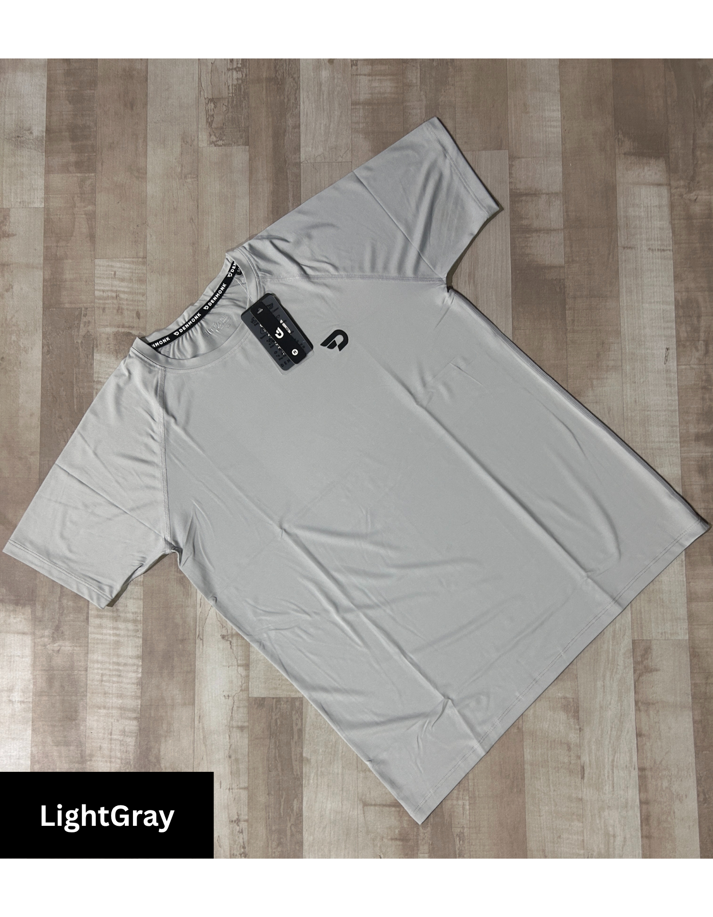 ActiveWear – Imported 4-Way Taiwan Lycra | 180 GSM | Raglan Sleeves | Round Neck | 6 Thread Stitching | 3D Logo | T-Shirt