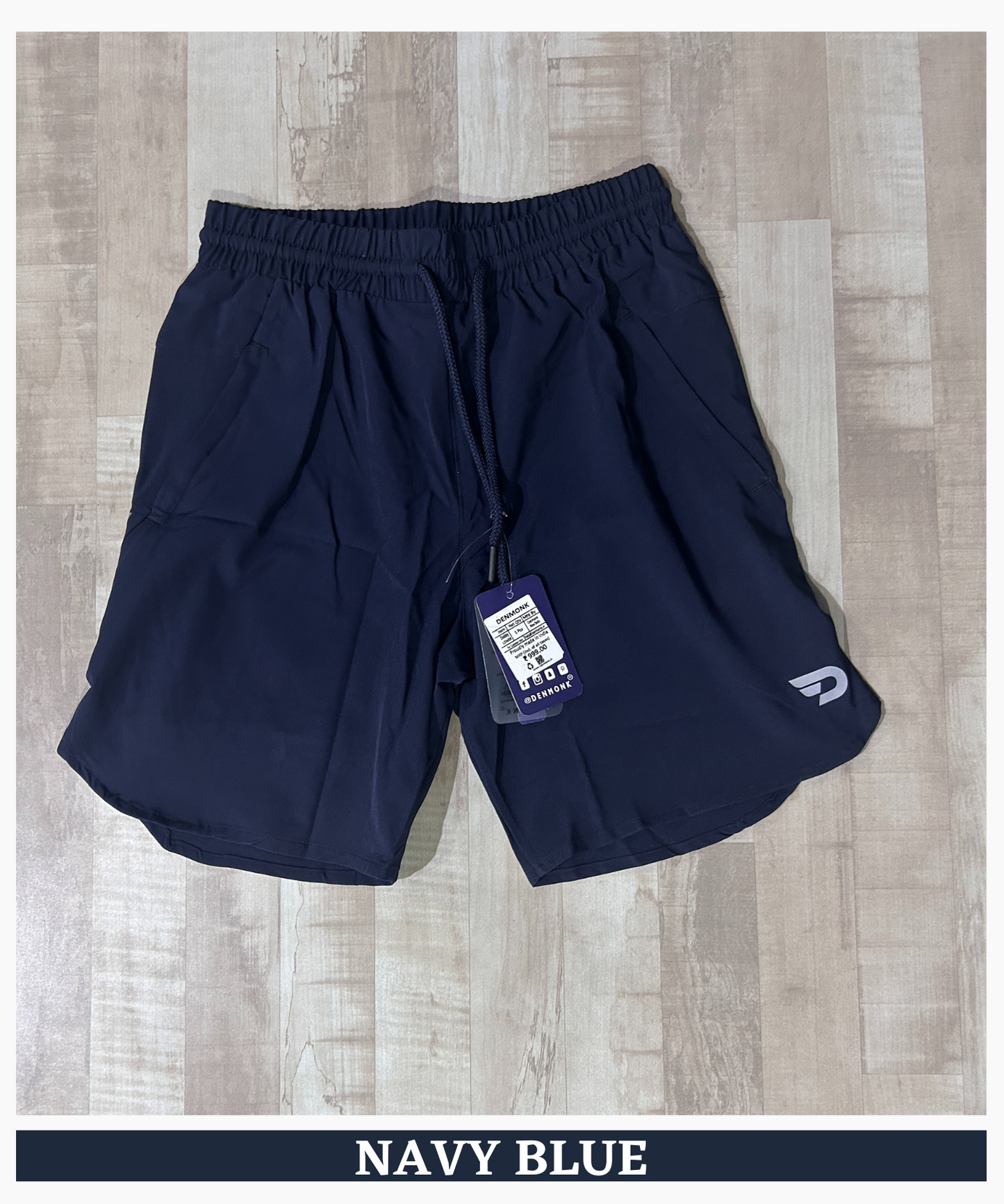 2-IN-1 SHORTS - Imported Ns Parachute Lycra (130 GSM 15% Lycra)