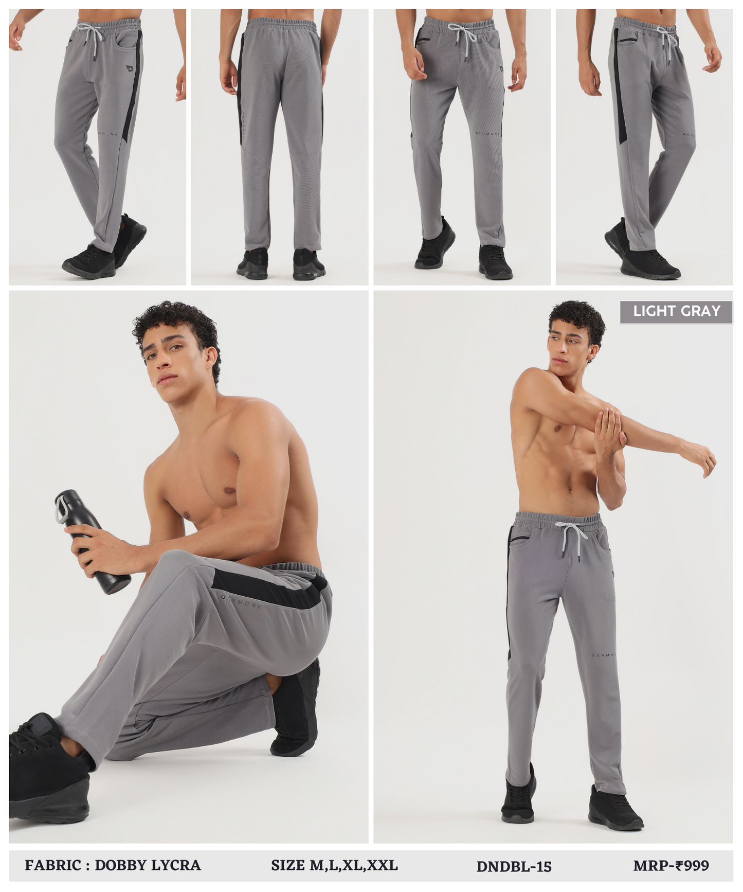 Dobby Color Flex Trackpant - Imported Dobby Lycra Lower (GSM-280)