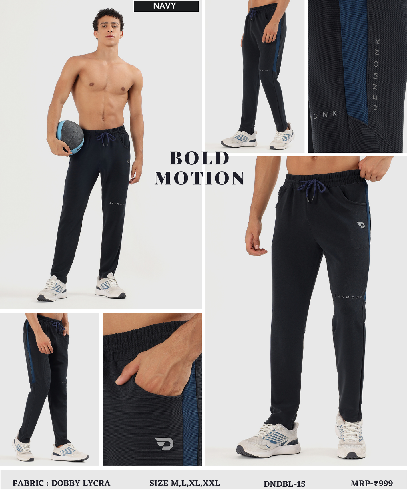 Dobby Color Flex Trackpant - Imported Dobby Lycra Lower (GSM-280)