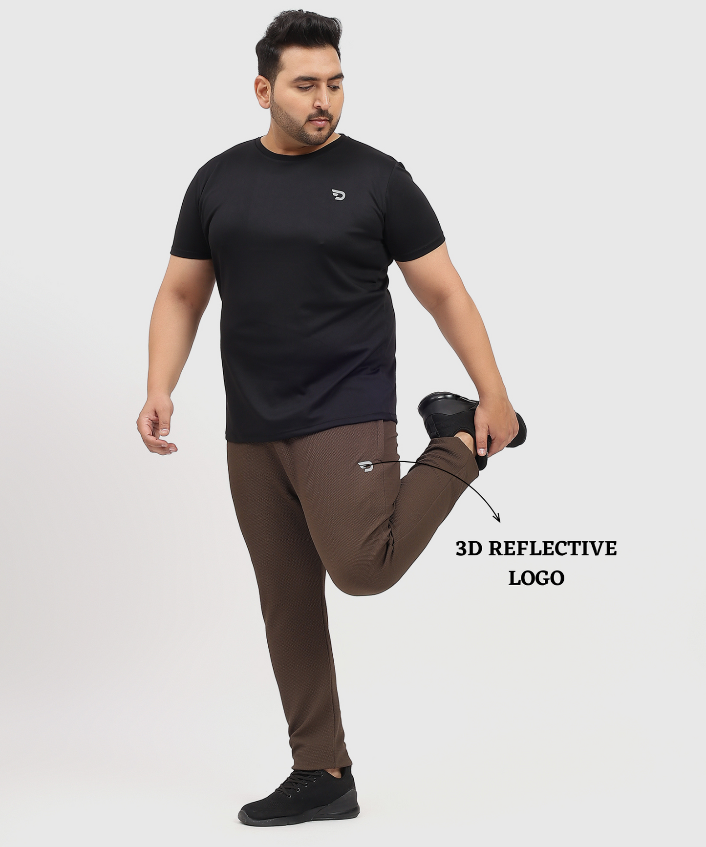 KararaTrack – Imported Karara Lycra | 260 GSM |Plus Size Lower