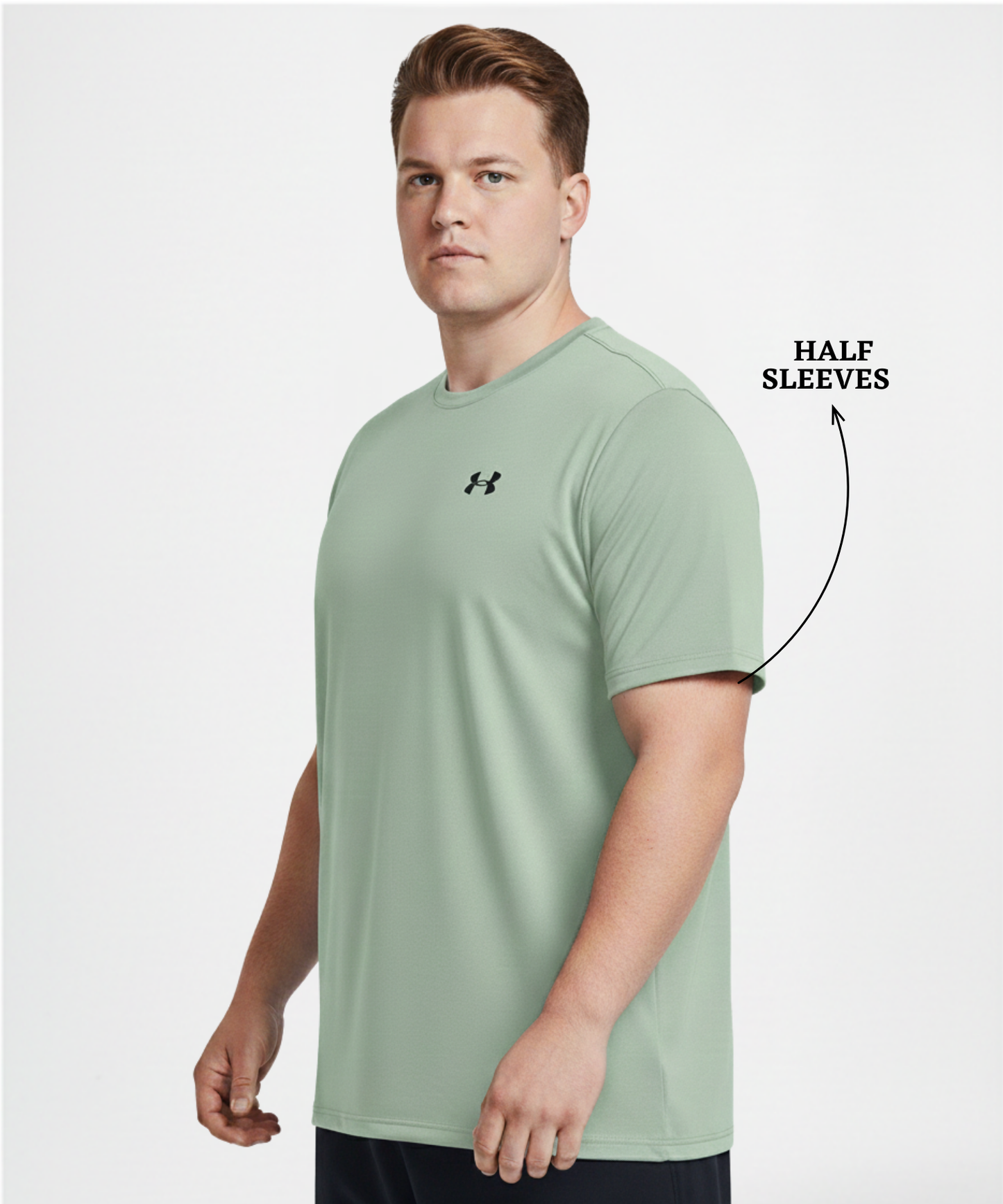 Imported Dotknit Lycra T-Shirts- (GSM 180) Round Neck | Half Sleeves