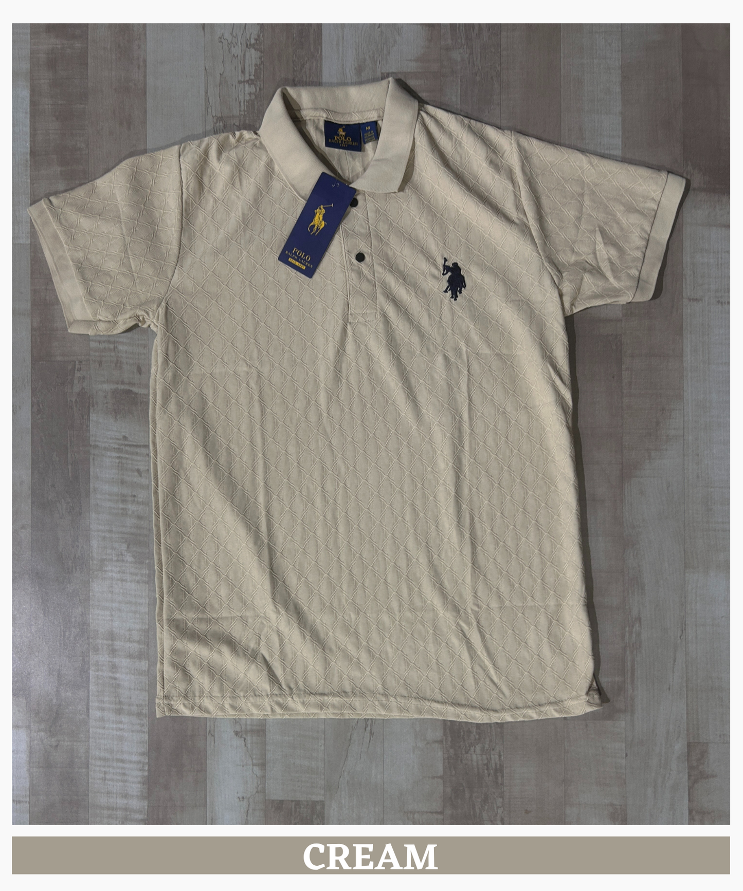 Premium Quality Knitting Lycra Self Design Jacquard T-Shirts (GSM 190-200)