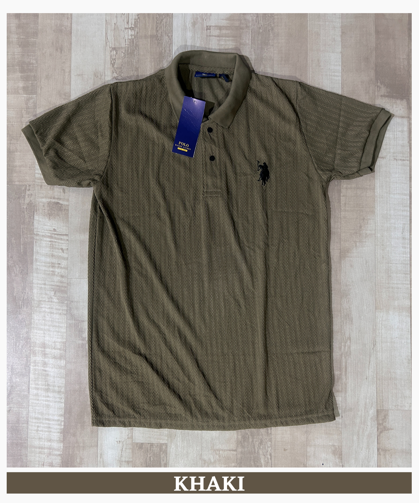 Premium Quality Knitting Lycra Self Design Jacquard T-Shirts (GSM 190-200)