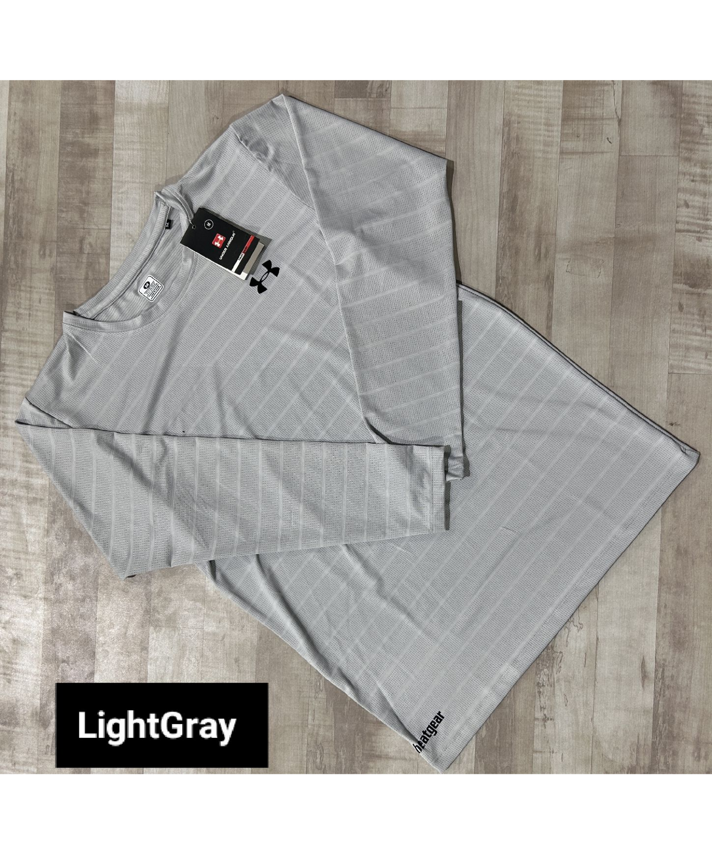 Pinpoint Strip Knit Lycra T-shirts