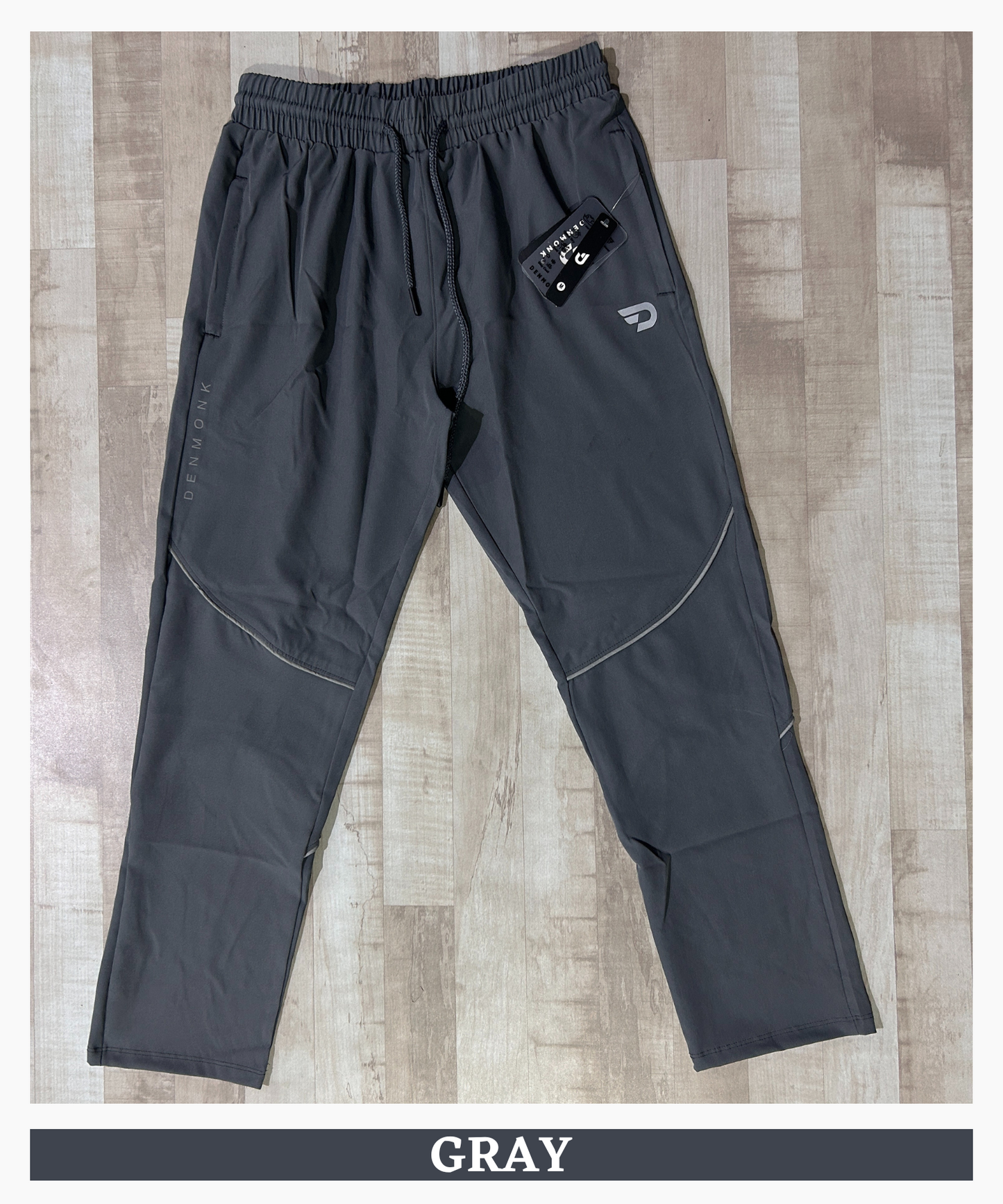 AeroStretch Track Pants - Imported Ns Parachute Lycra (15% Lycra 145 GSM)
