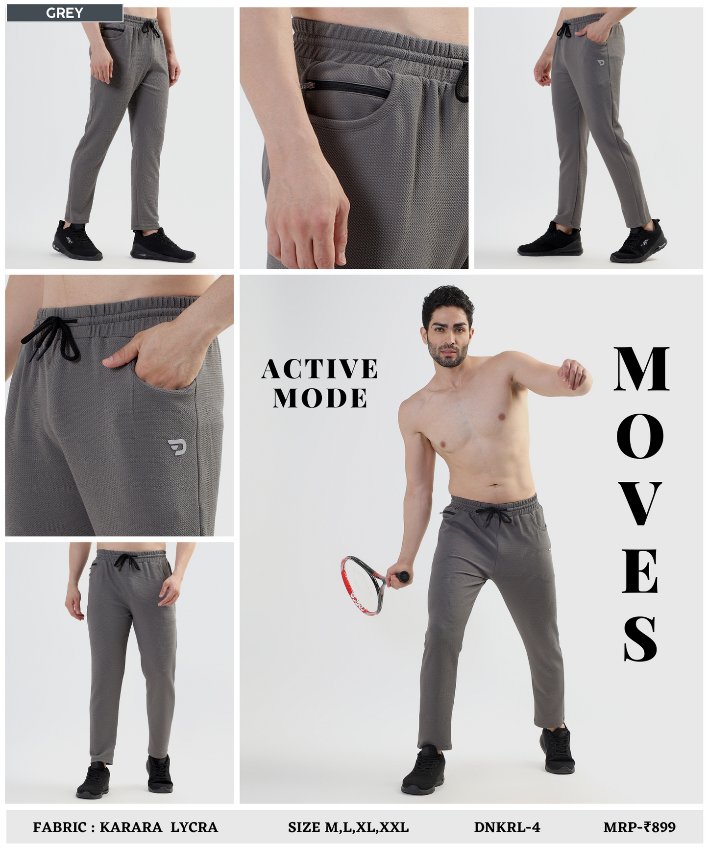 FlexMove Trackpant - Imported Karara Lycra (GSM 260)
