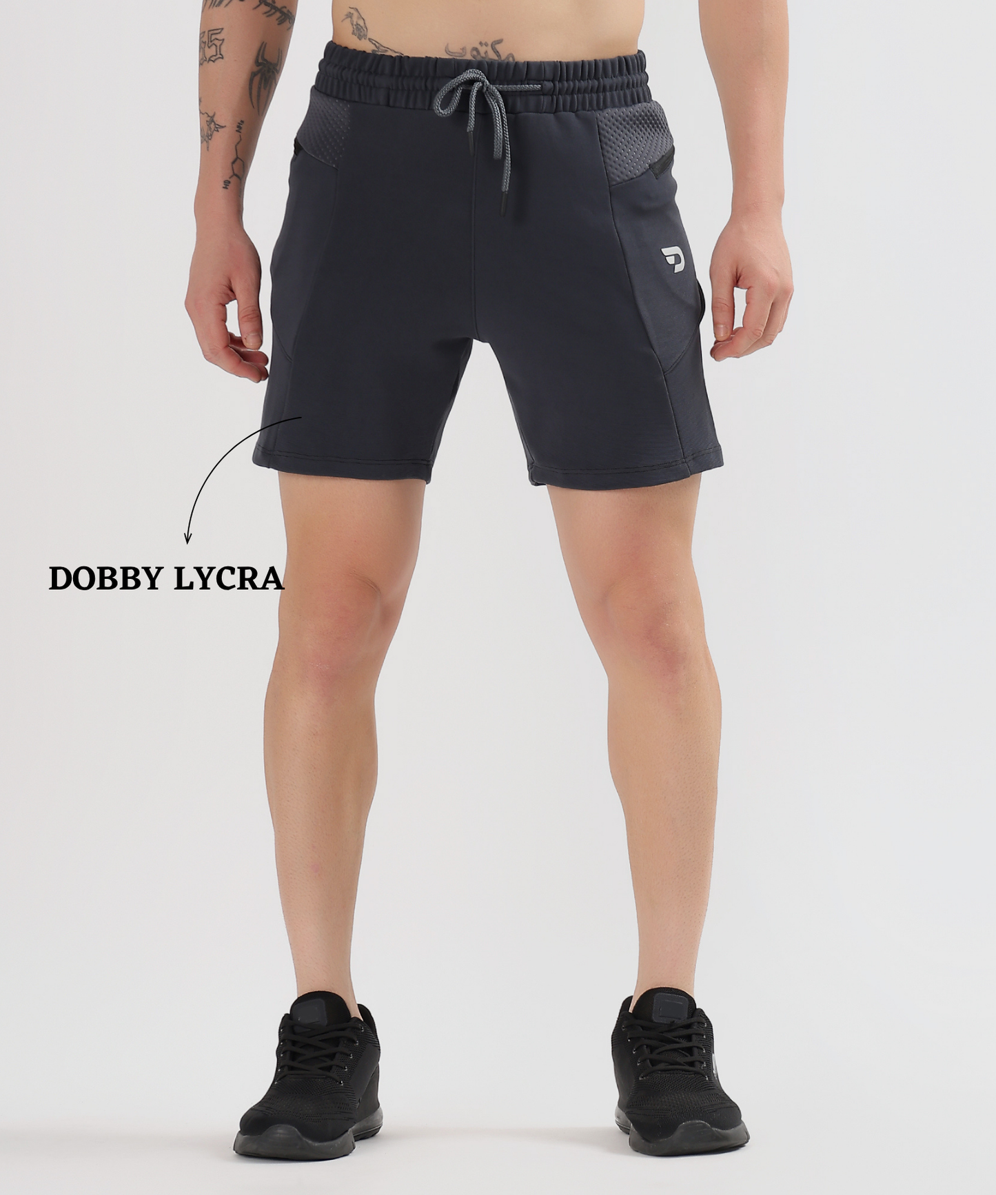 bugdot Shorts - Imported Dobby Lycra (GSM 250)