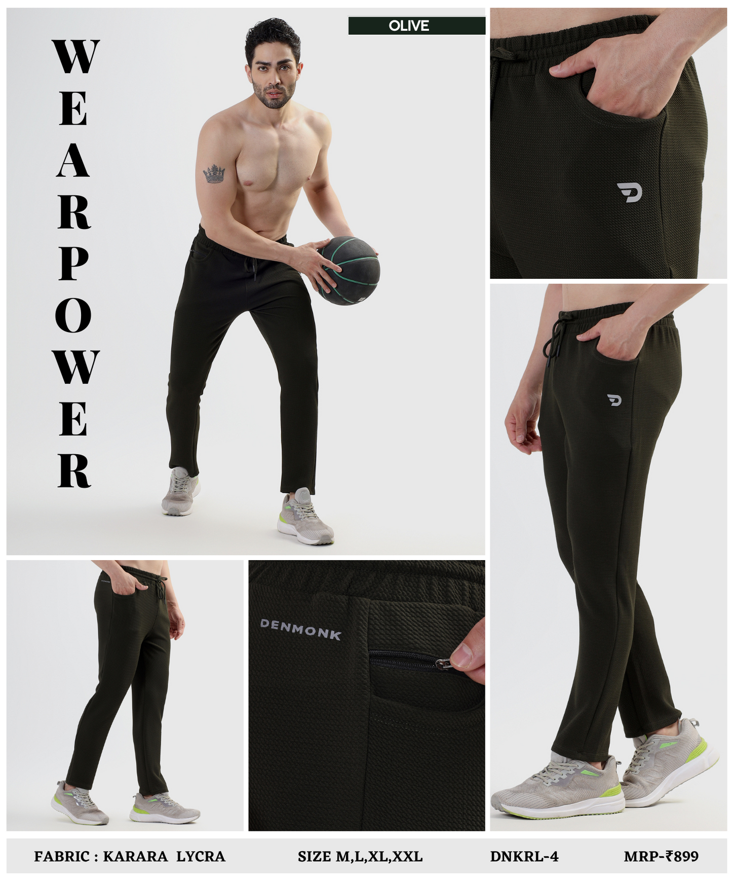 FlexMove Trackpant - Imported Karara Lycra (GSM 260)