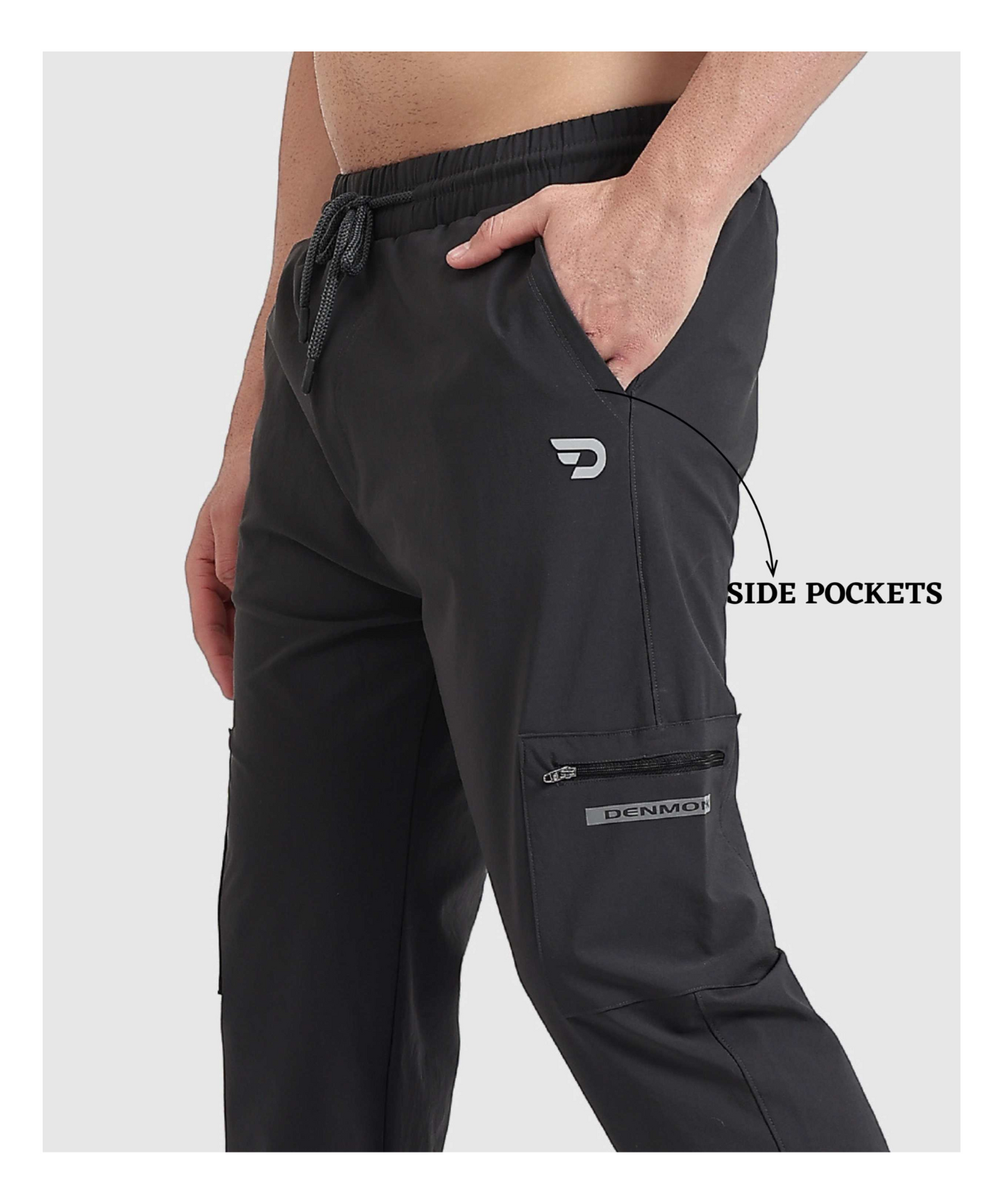 Utility Cargo Trackpant – Imported Nylon Terry Lycra (190 GSM)