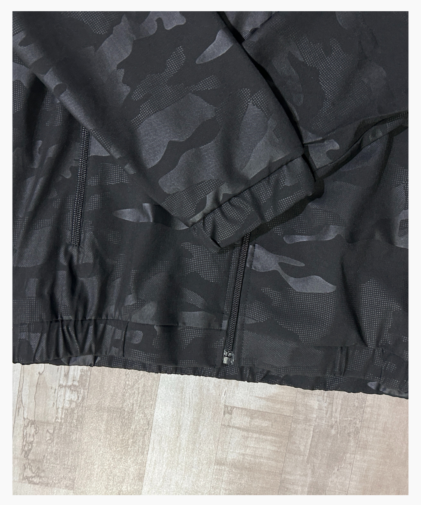 Premium Quality Camo Cotton With Cap Windcheater Jacket (GSM 350)