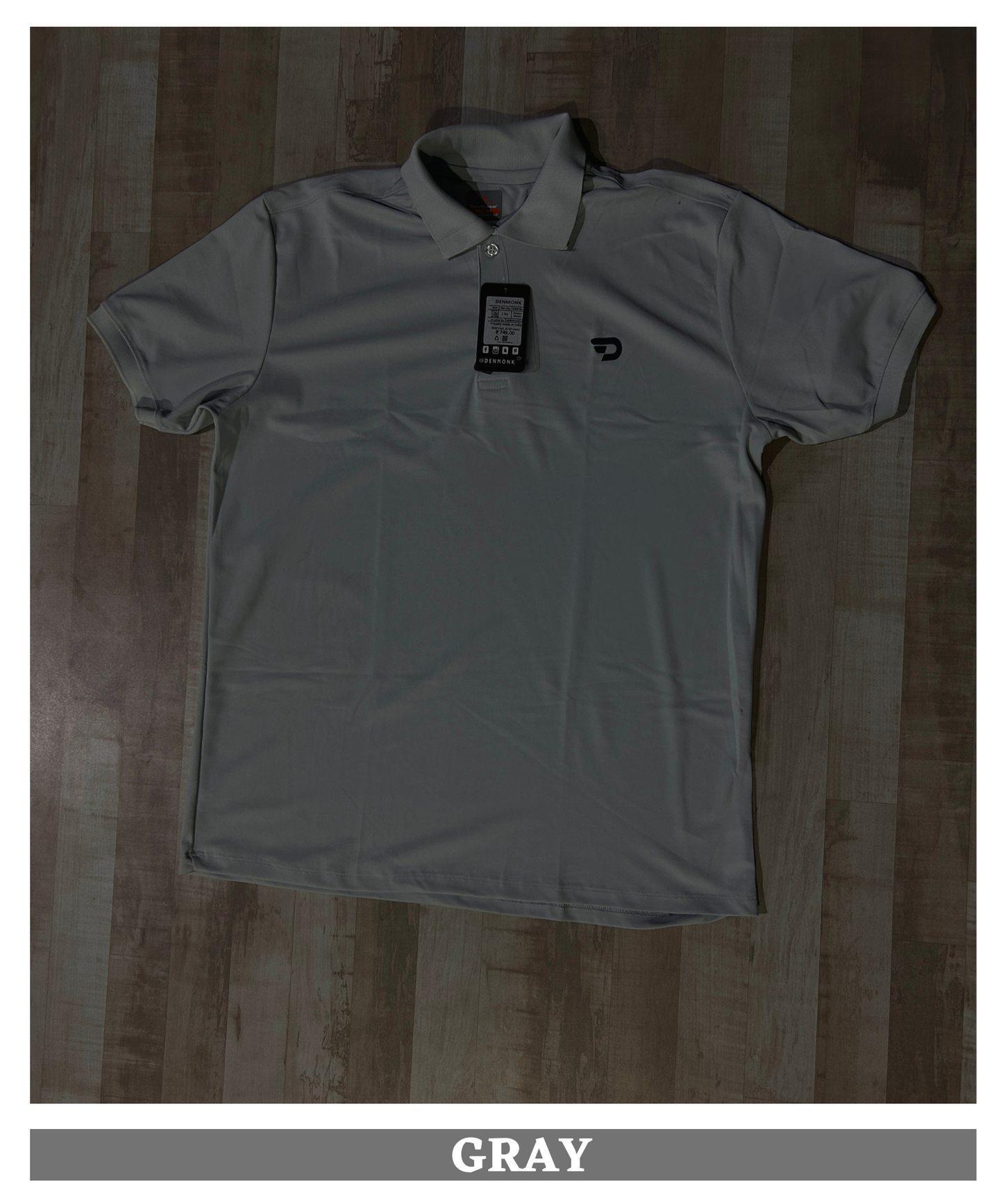 Imported Matty Lycra Polo Plus Size T-Shirts (GSM 200)