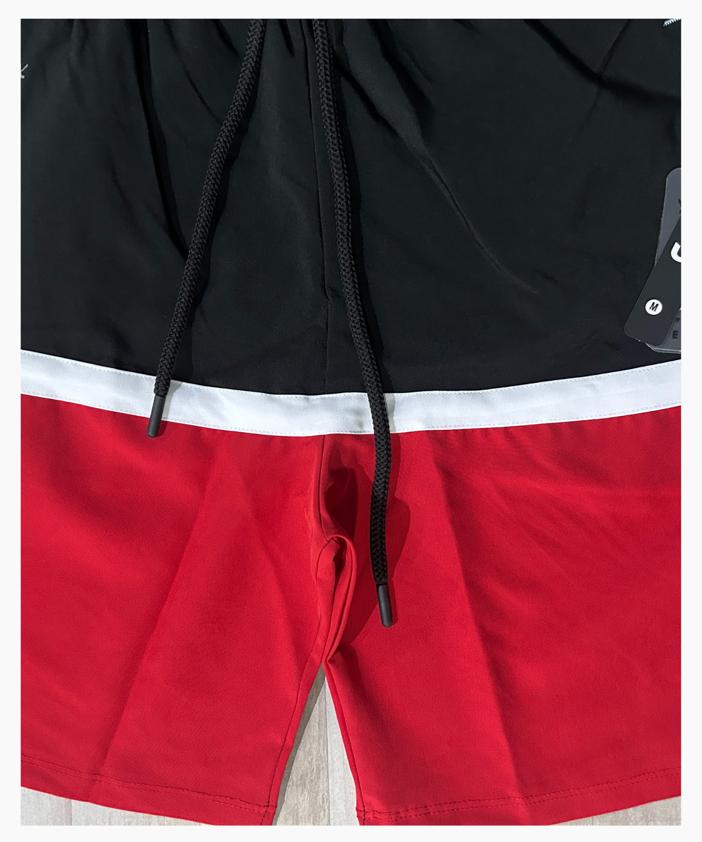 Block shorts - Imported Ns Parachute Lycra (15% Lycra 130 GSM)