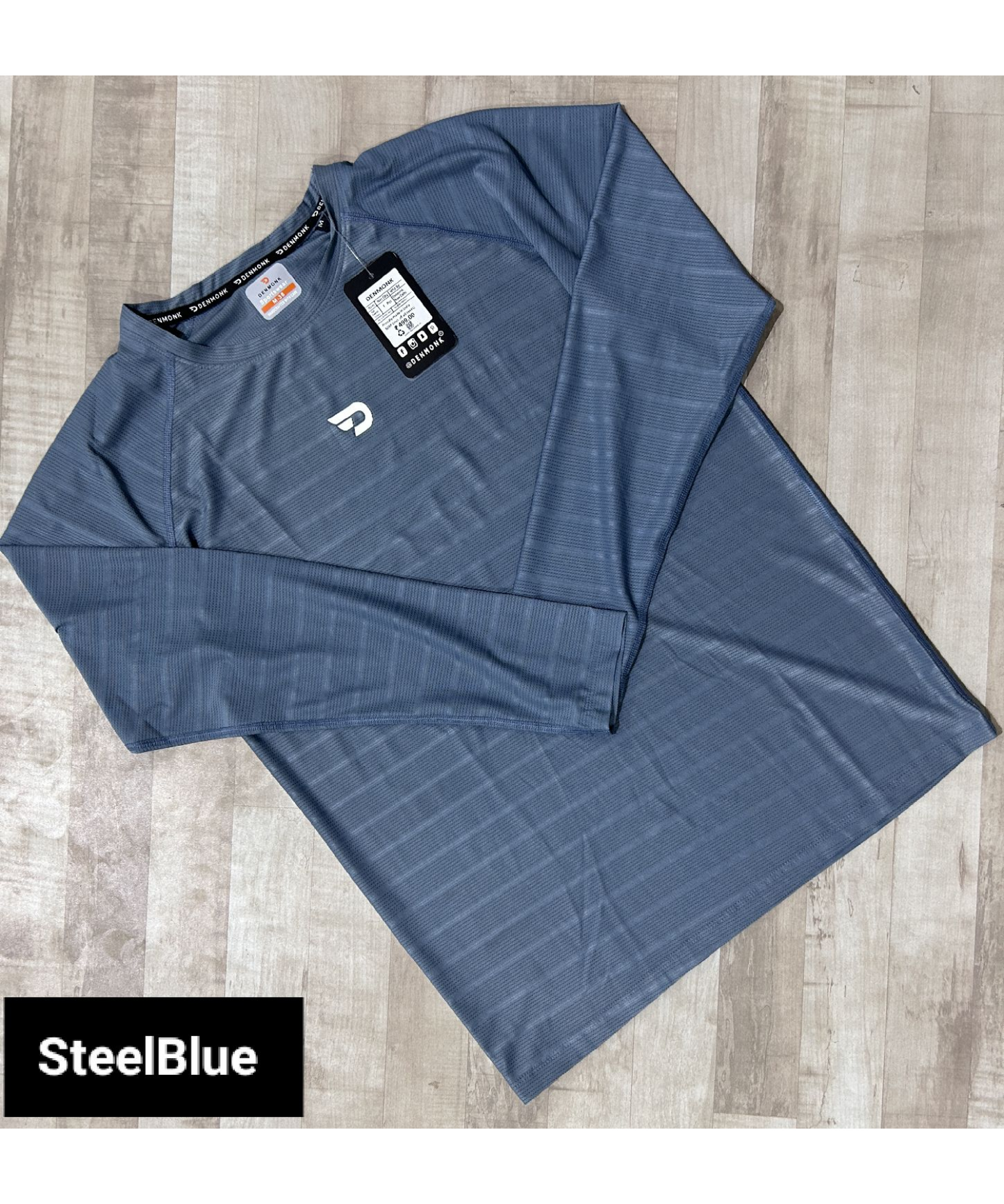 Pin Point Knit Lycra 6 Thread Stitching T-shirts