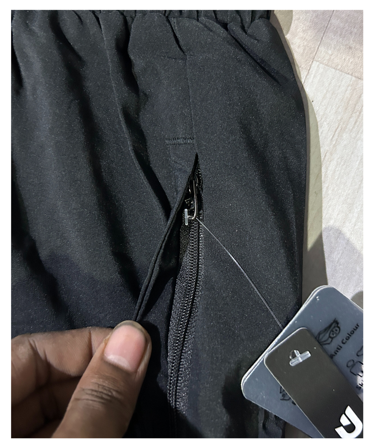 FlexStride 2-in-1 Shorts - Imported Ns Parachute Lycra Shorts (15% Lycra 130)