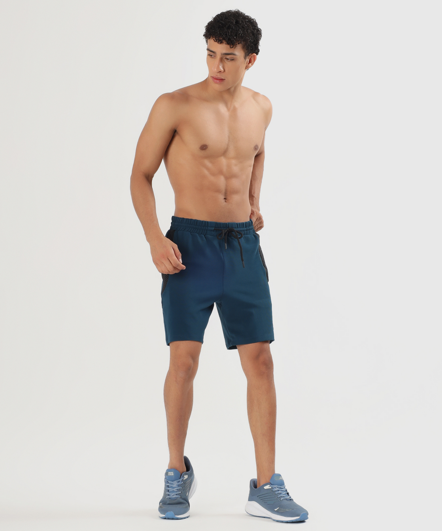 Active Bugdot Shorts- Imported Dobby Lycra (GSM 260)