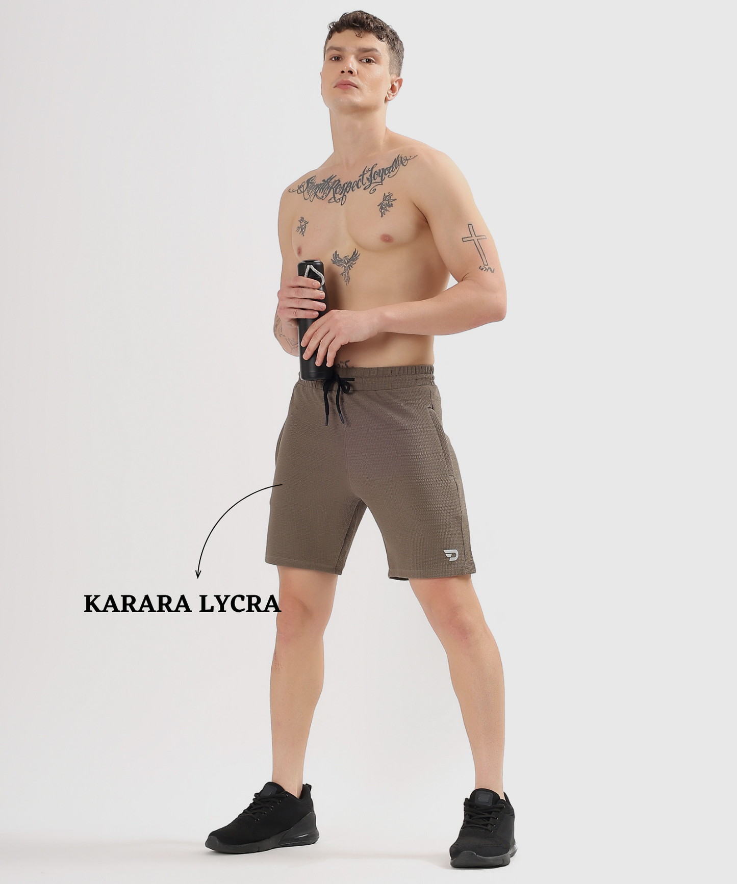 ActiveGrid Shorts - Imported Karara Lycra(GSM 250)