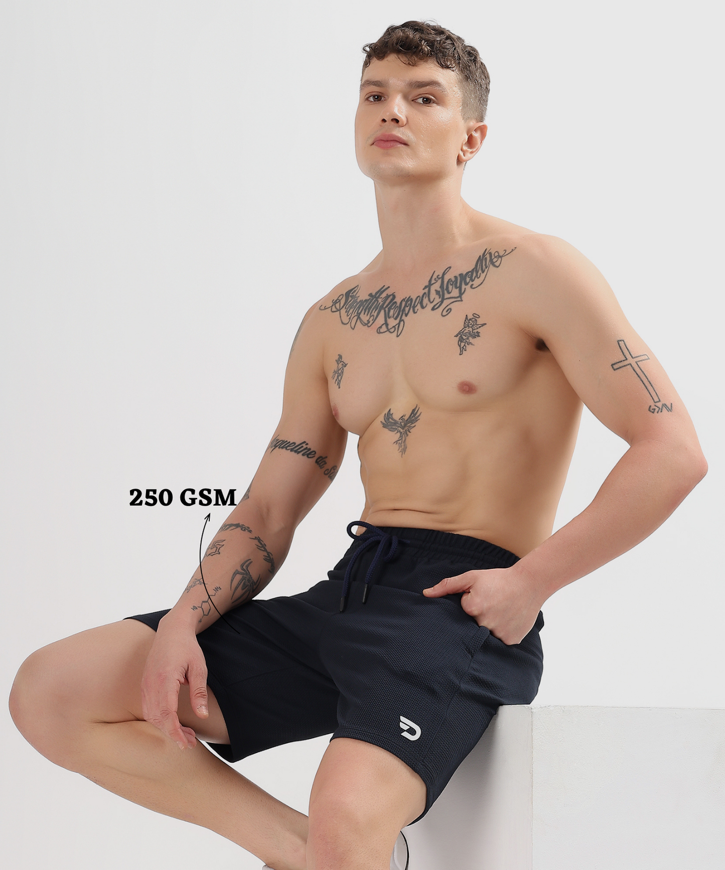 ActiveGrid Shorts - Imported Karara Lycra(GSM 250)