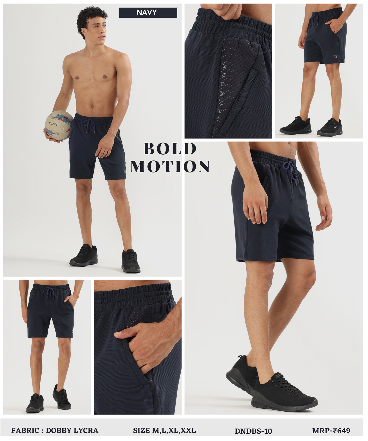 Training Shorts - Imported Dobby Lycra (GSM 260)