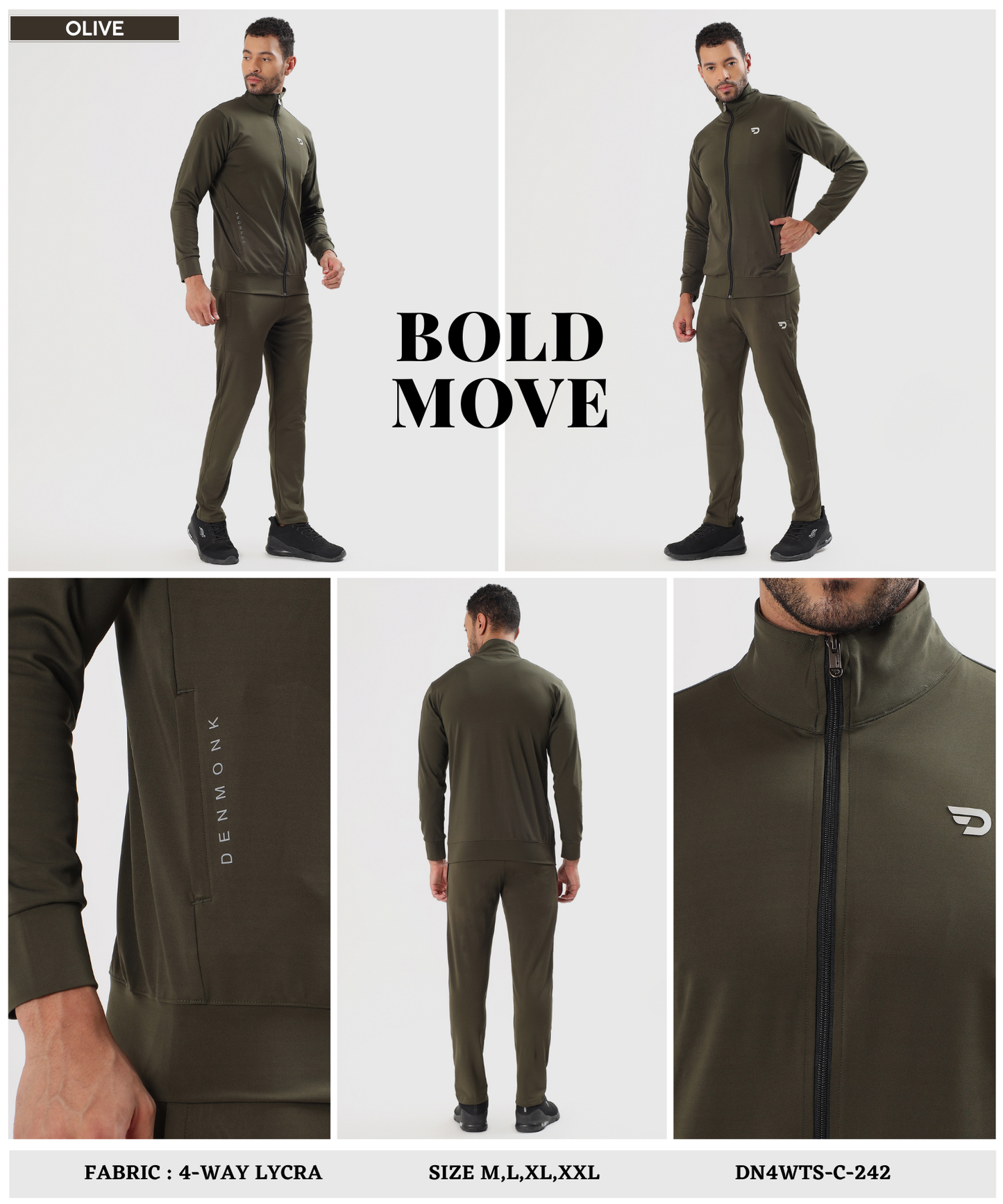 AeroFlex TrackSuit – Imported 4-Way Taiwan Lycra | GSM 290
