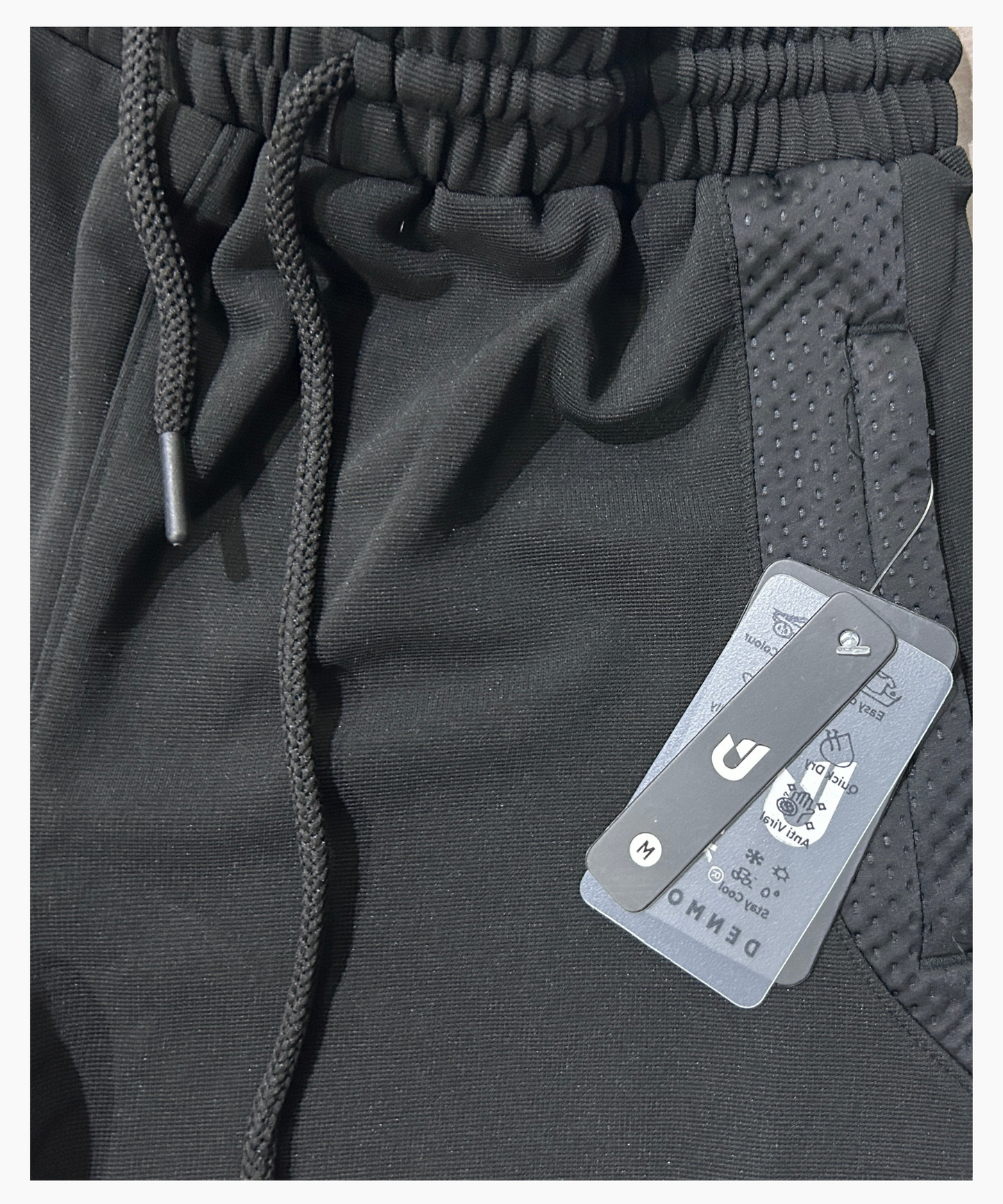 Active Bugdot Shorts- Imported Dobby Lycra (GSM 260)