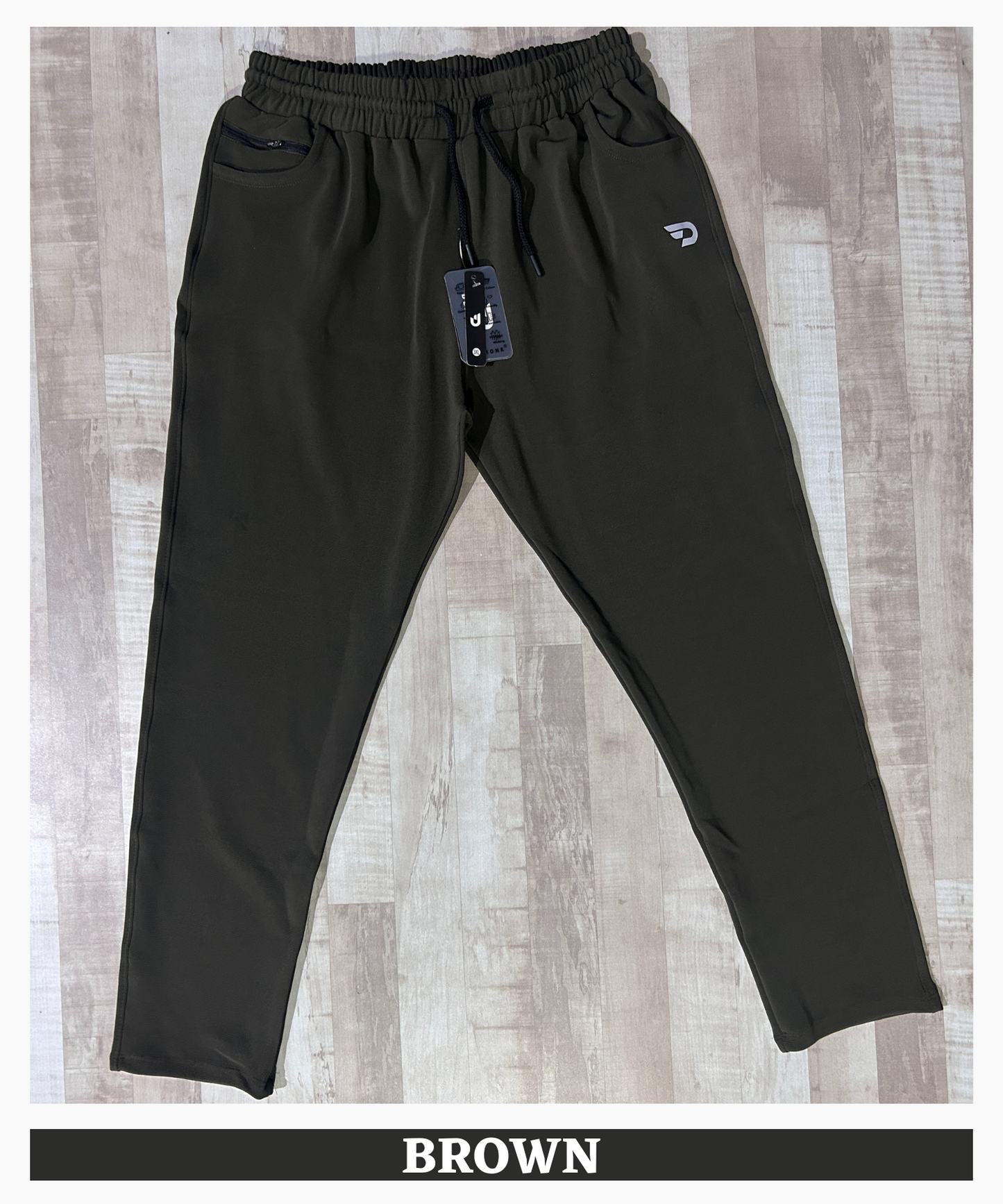 Performance Trackpants Plus Size - Imported Dobby Lycra (280 GSM)