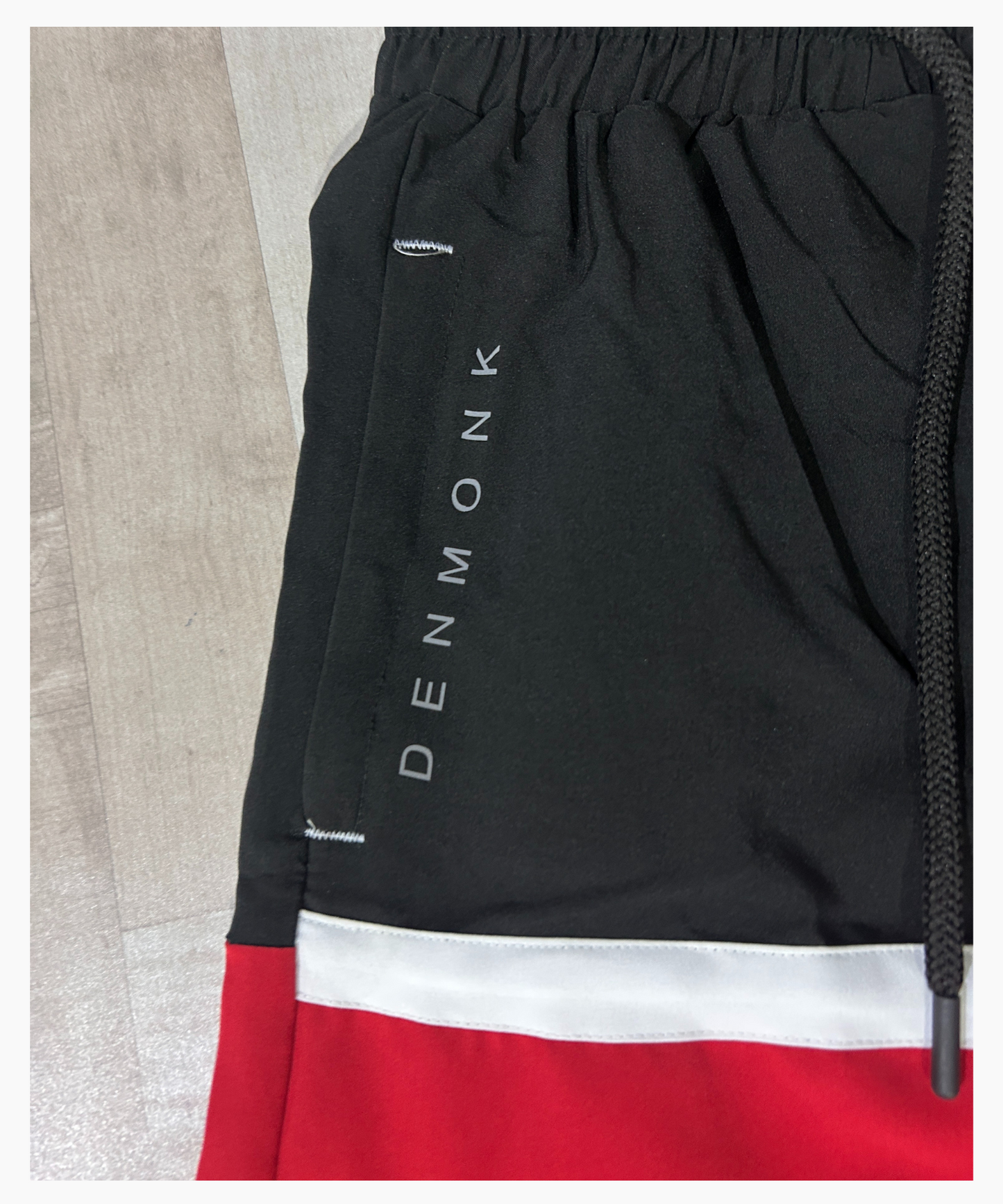 Block shorts - Imported Ns Parachute Lycra (15% Lycra 130 GSM)