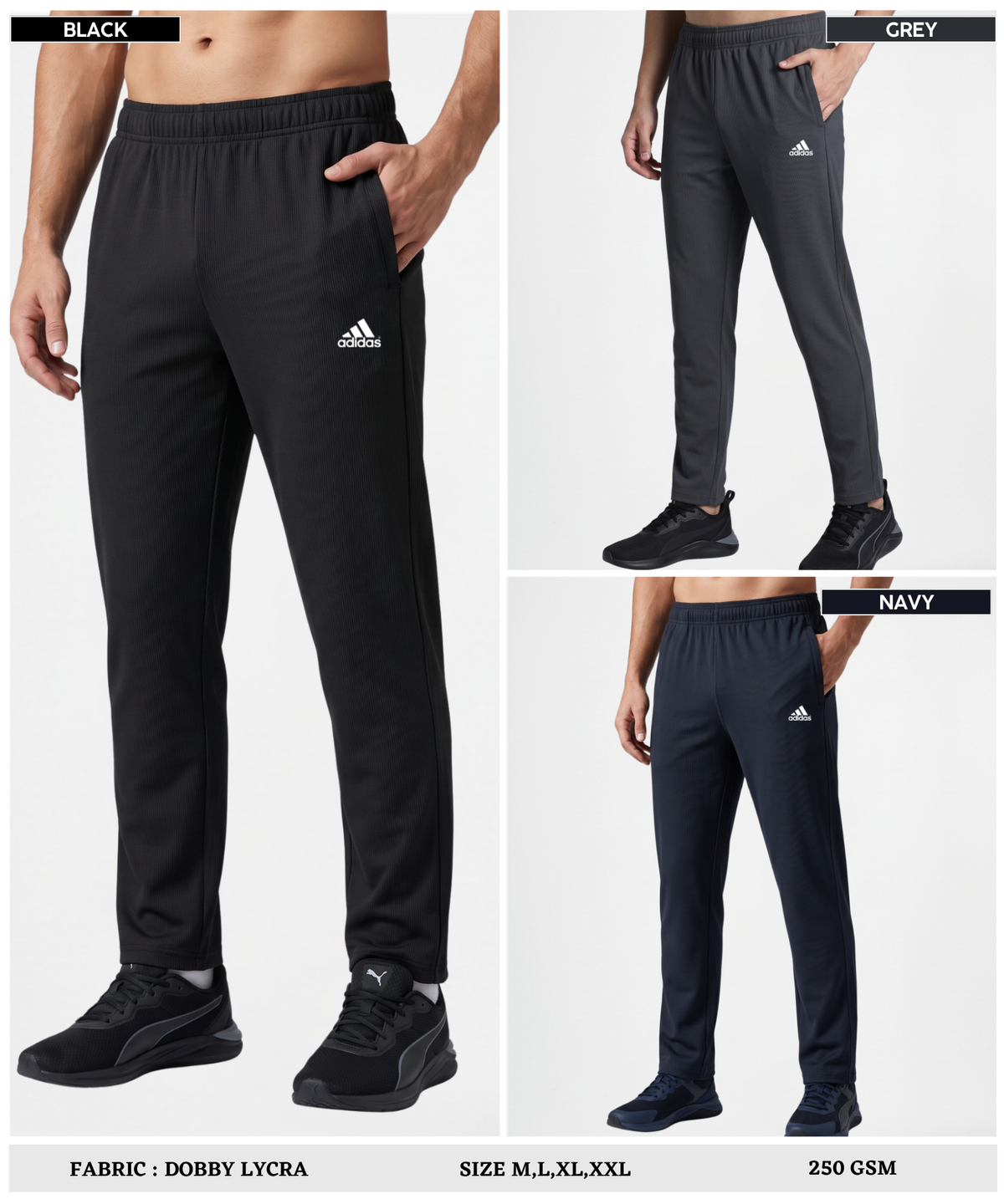 Imported Dobby Lycra TrackPant (GSM 250)