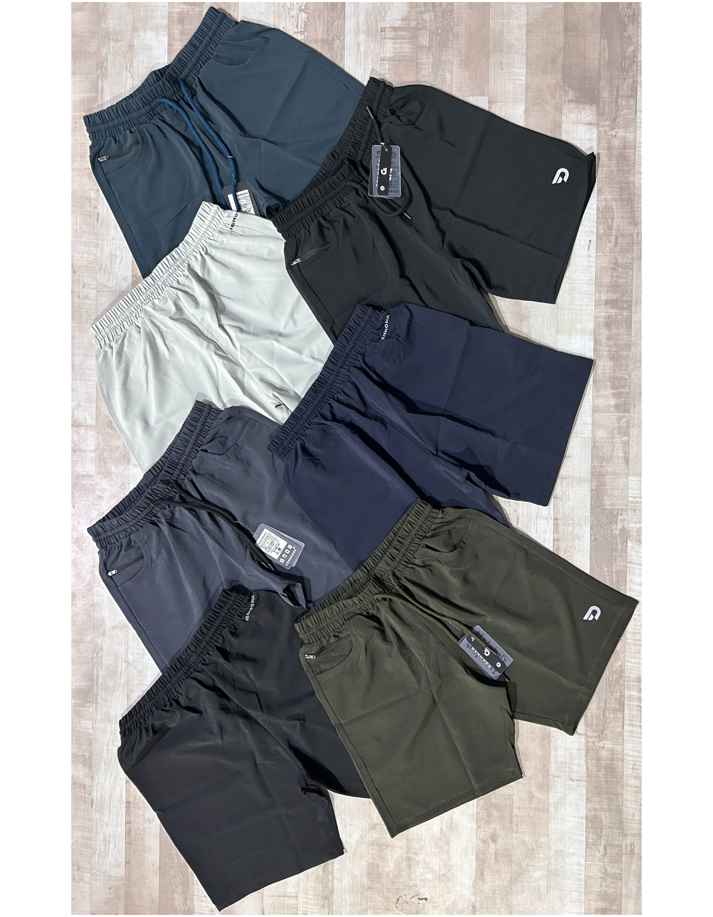 ActiveMotion – Imported Ns Parachute Lycra | 130 GSM | 15% Lycra | Side Zip Pockets | Shorts / Half Pant - B2BZONE
