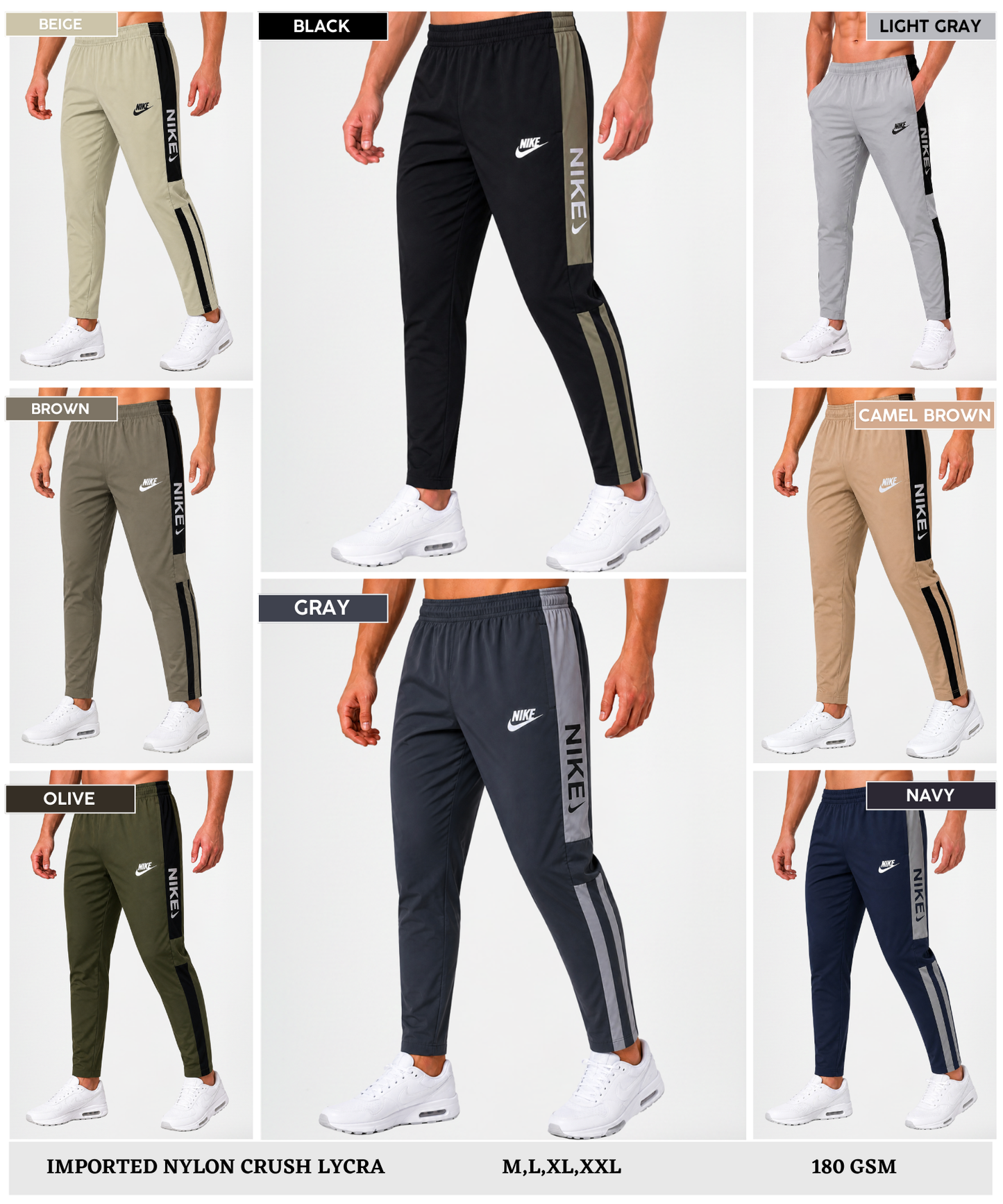 Imported Nylon Crush Lycra Lower (180 GSM)