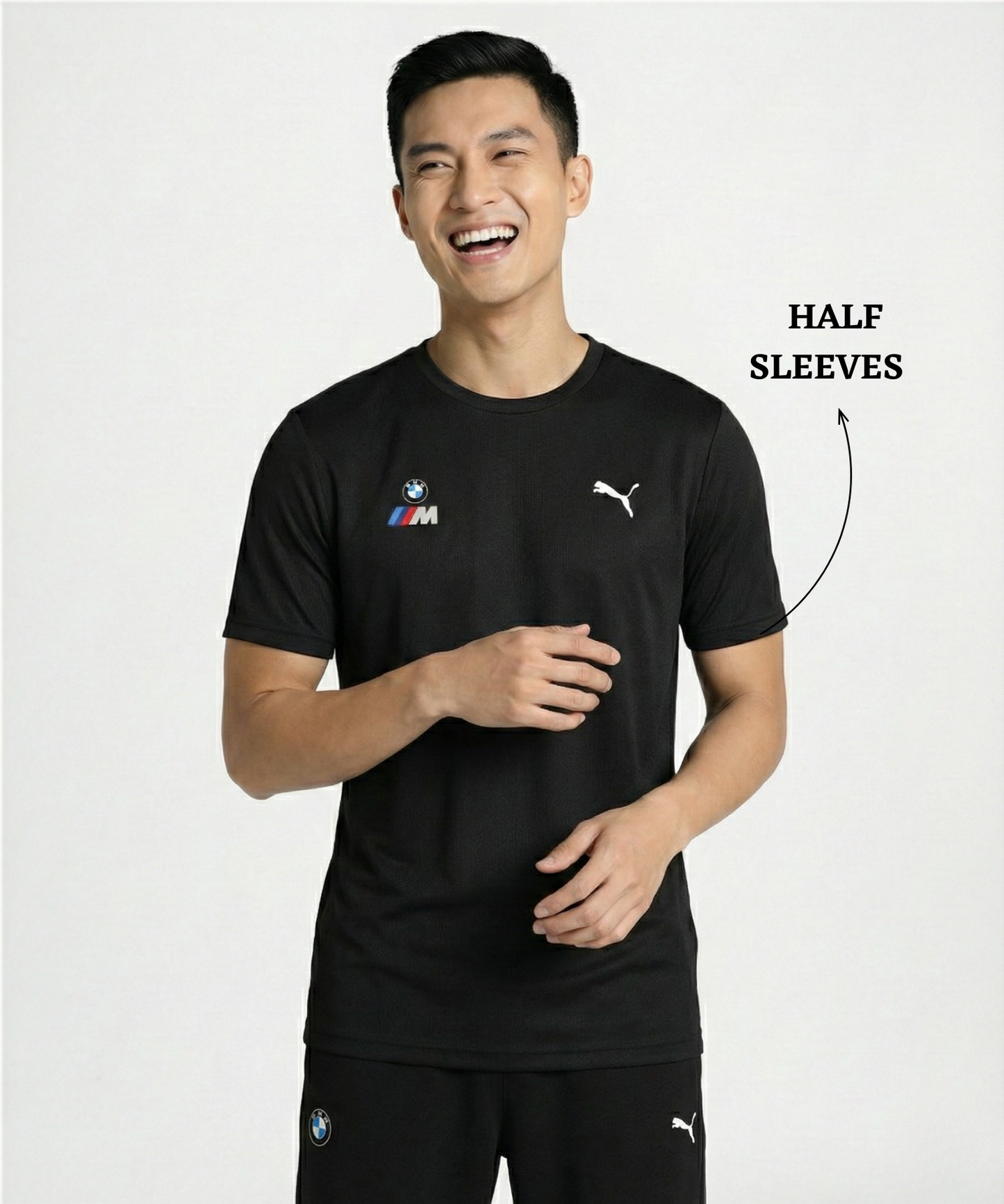 Imported Cord Lycra T-Shirt | Half Sleeves